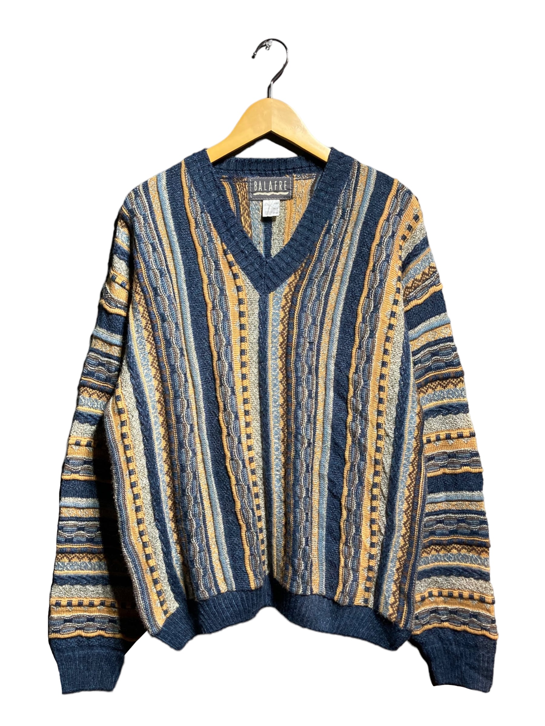 BALAFRE knit sweater ウールニット 3Dニット セーター – STORAGE UNLIMITED