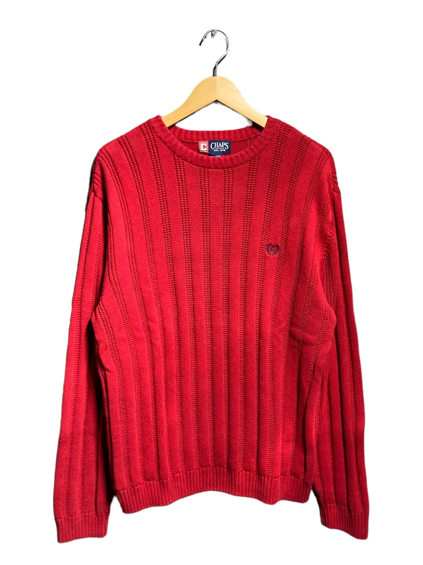 90s CHAPS チャップス knit sweater ニット セーター デザイン
