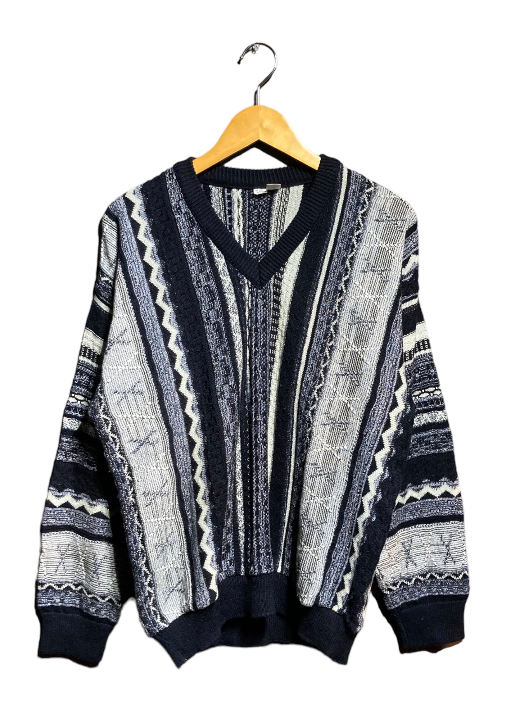knit sweater ニット セーター デザイン Vネック イタリア製 – STORAGE