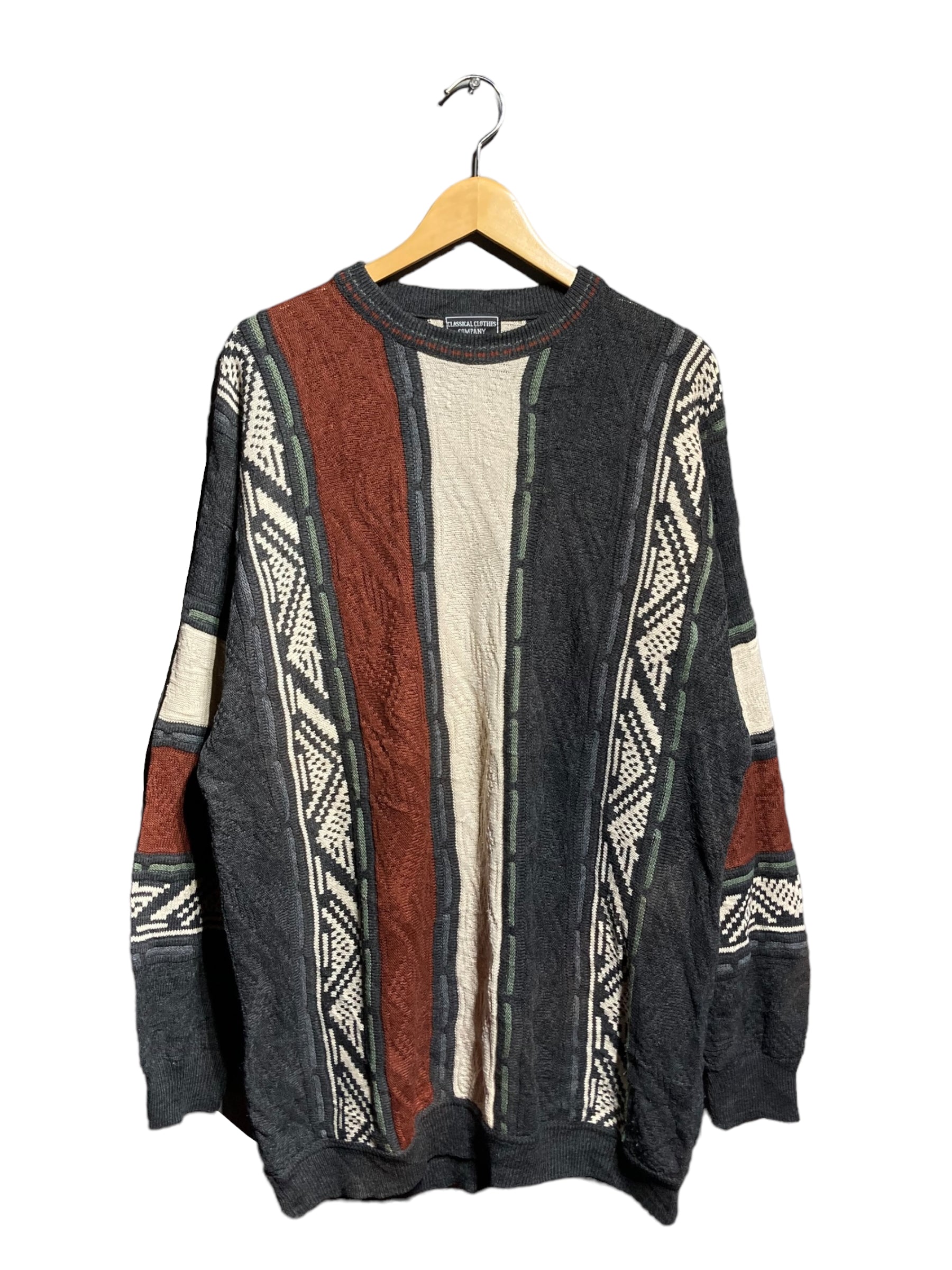 CLASSICAL CLOTHES COMPANY knit sweater 3Dニット ニット セーター