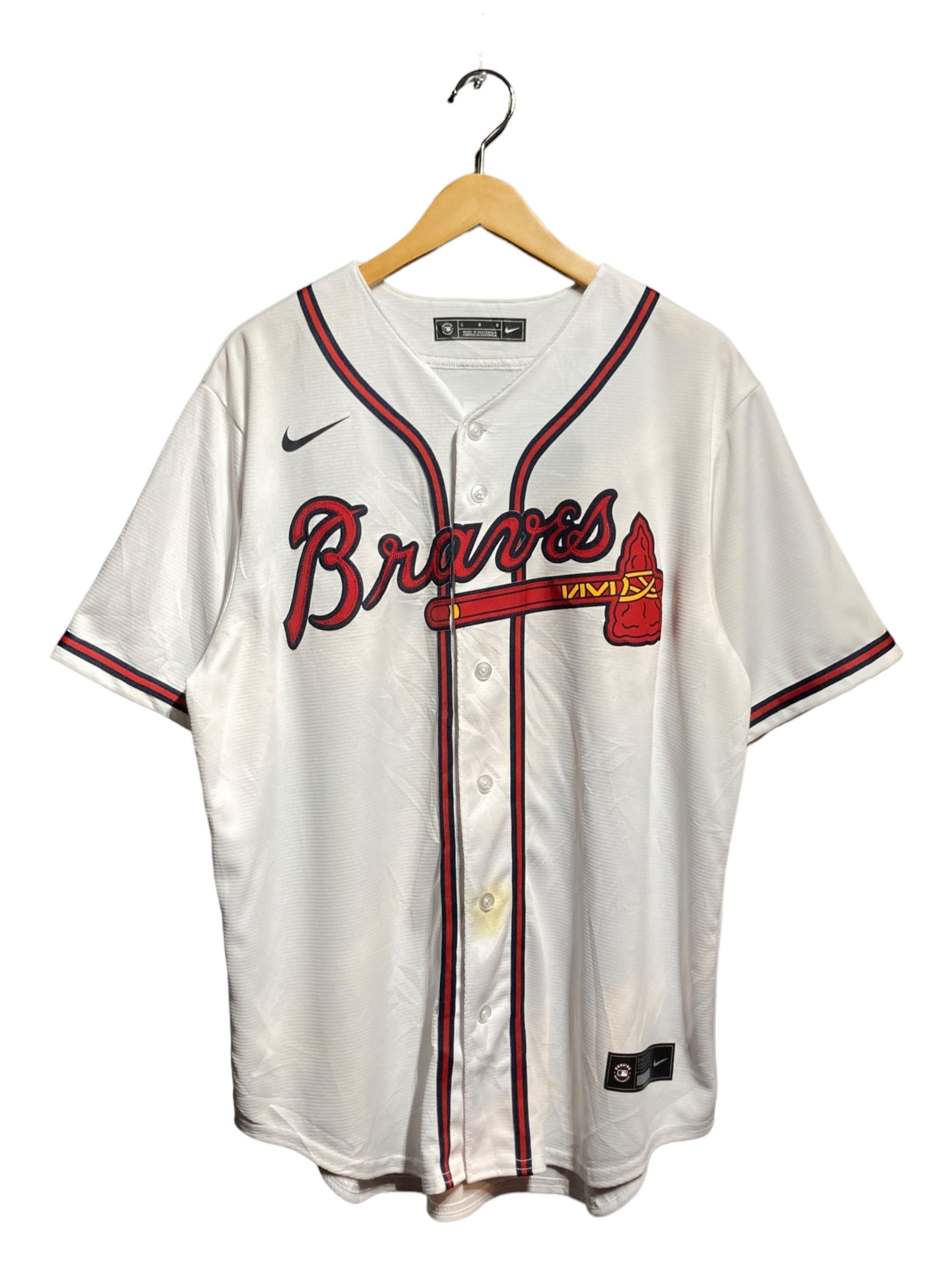 Braves ブレーブス NIKE ナイキ MLB BASEBALL ベースボールシャツ ユニフォーム