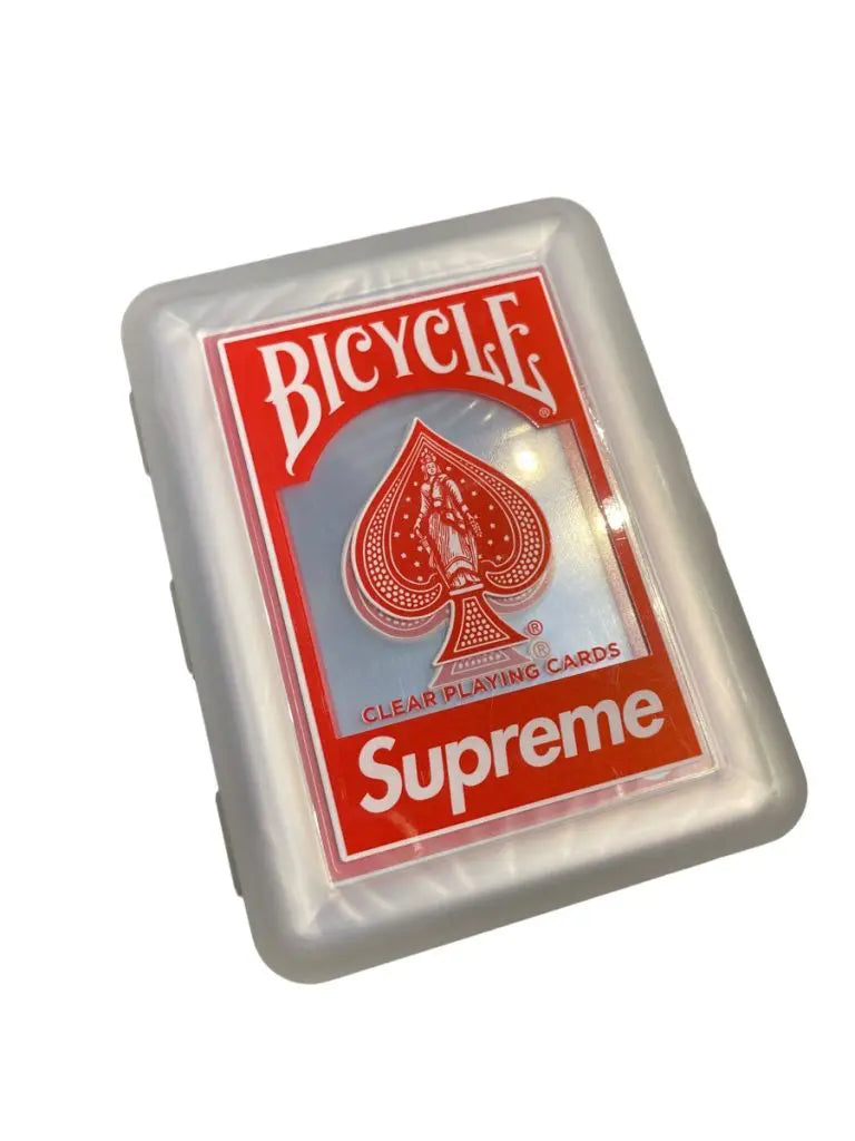 Supreme/Bicycle Clear Playing Cards トランプ