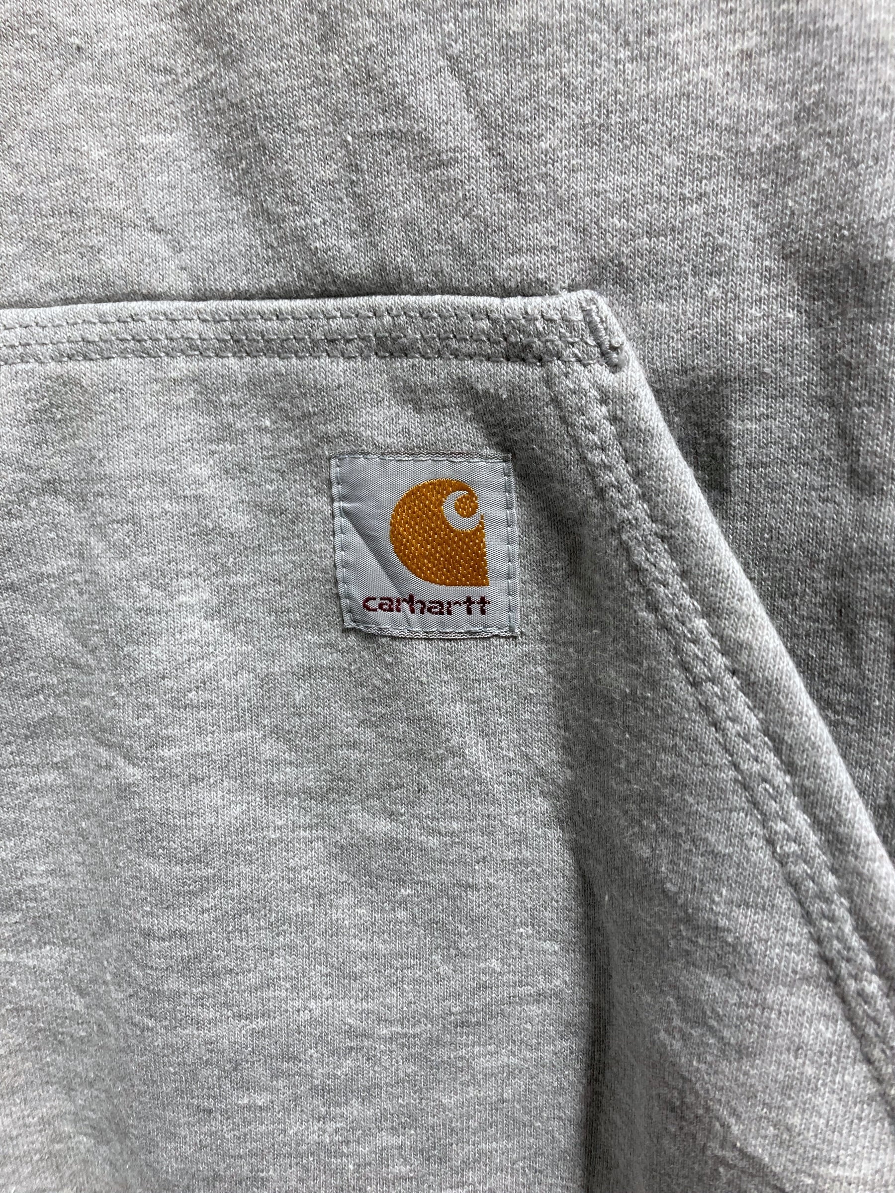 Carhartt カーハート ハーフジップ 企業ロゴ フーディ パーカー