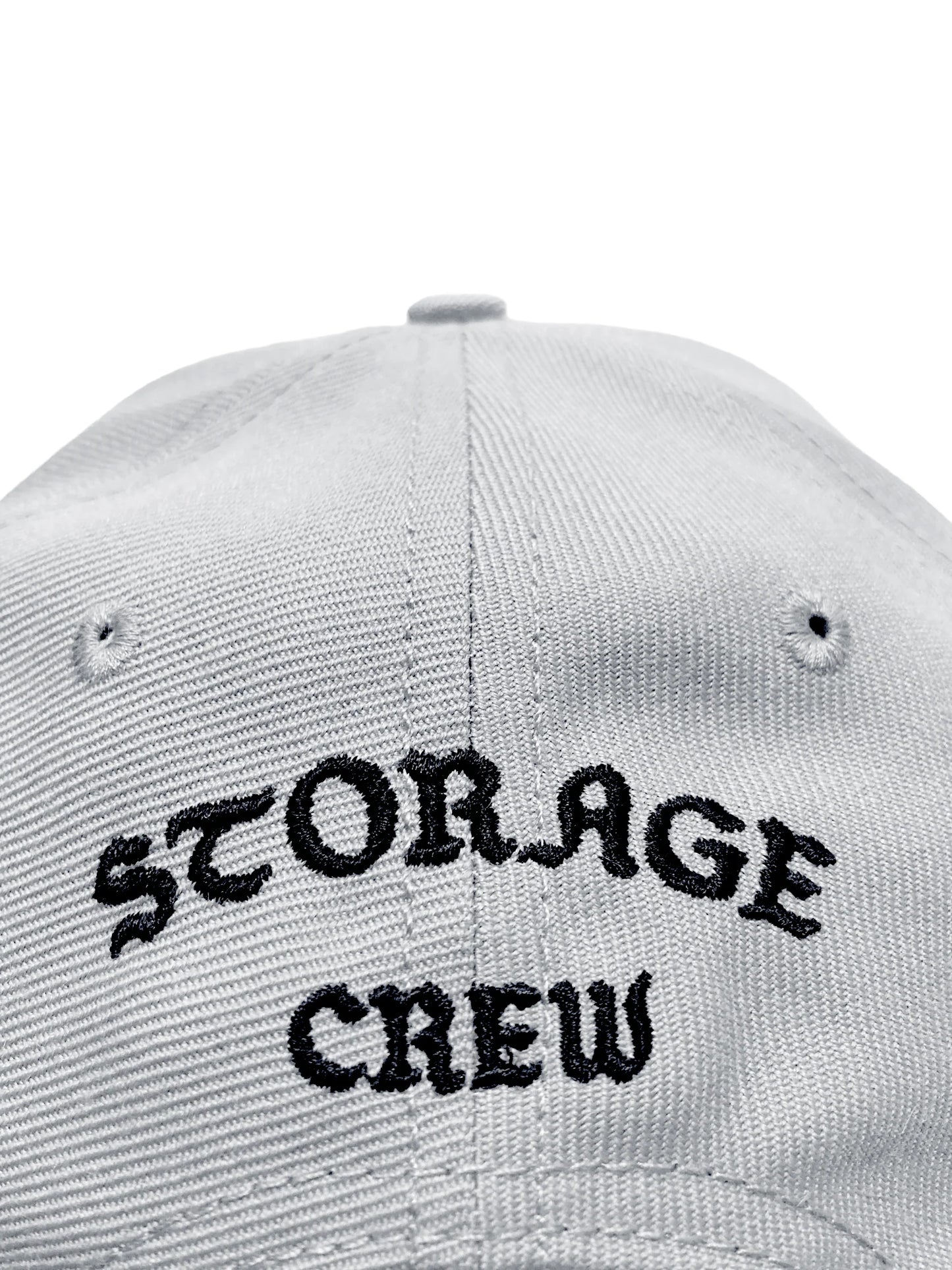 STORAGE CREW Sロゴ刺繍 フラットバイザーキャップ