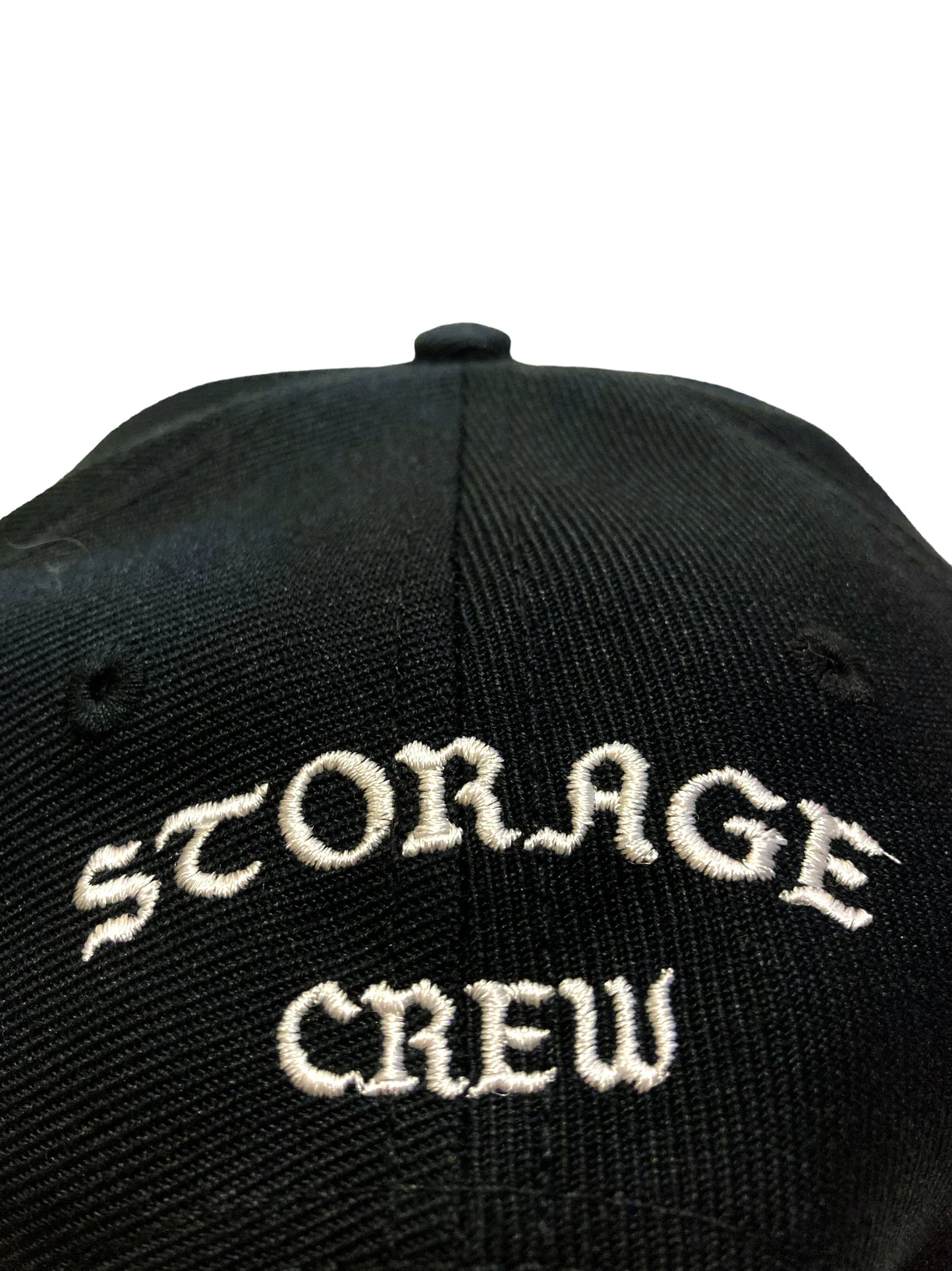 STORAGE CREW Sロゴ刺繍 フラットバイザーキャップ