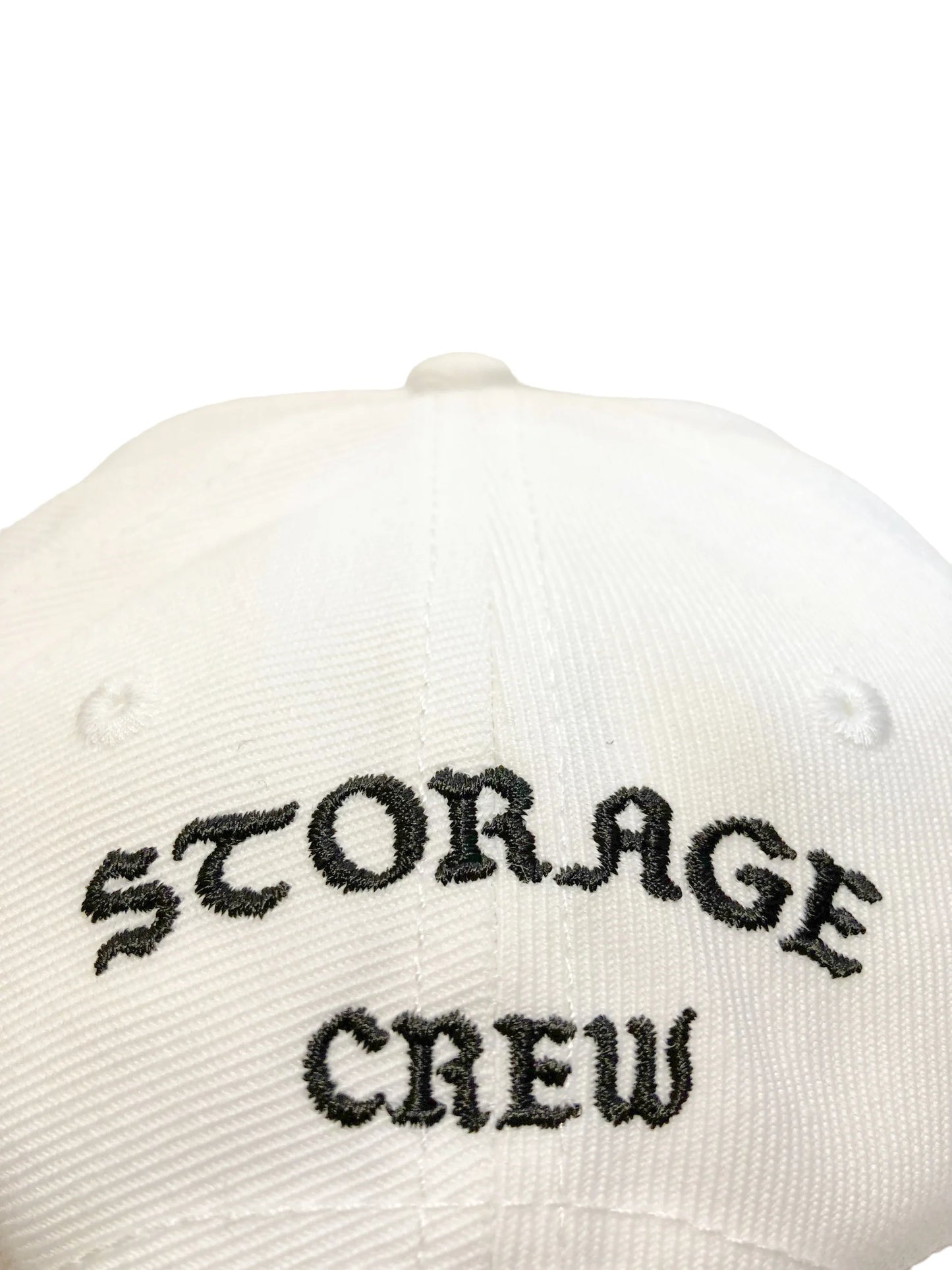 STORAGE CREW Sロゴ刺繍 フラットバイザーキャップ