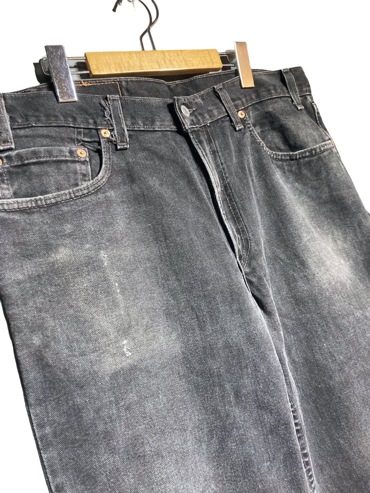 90s Levi’s リーバイス 550 ブラックデニム リラックスフィット デニムパンツ