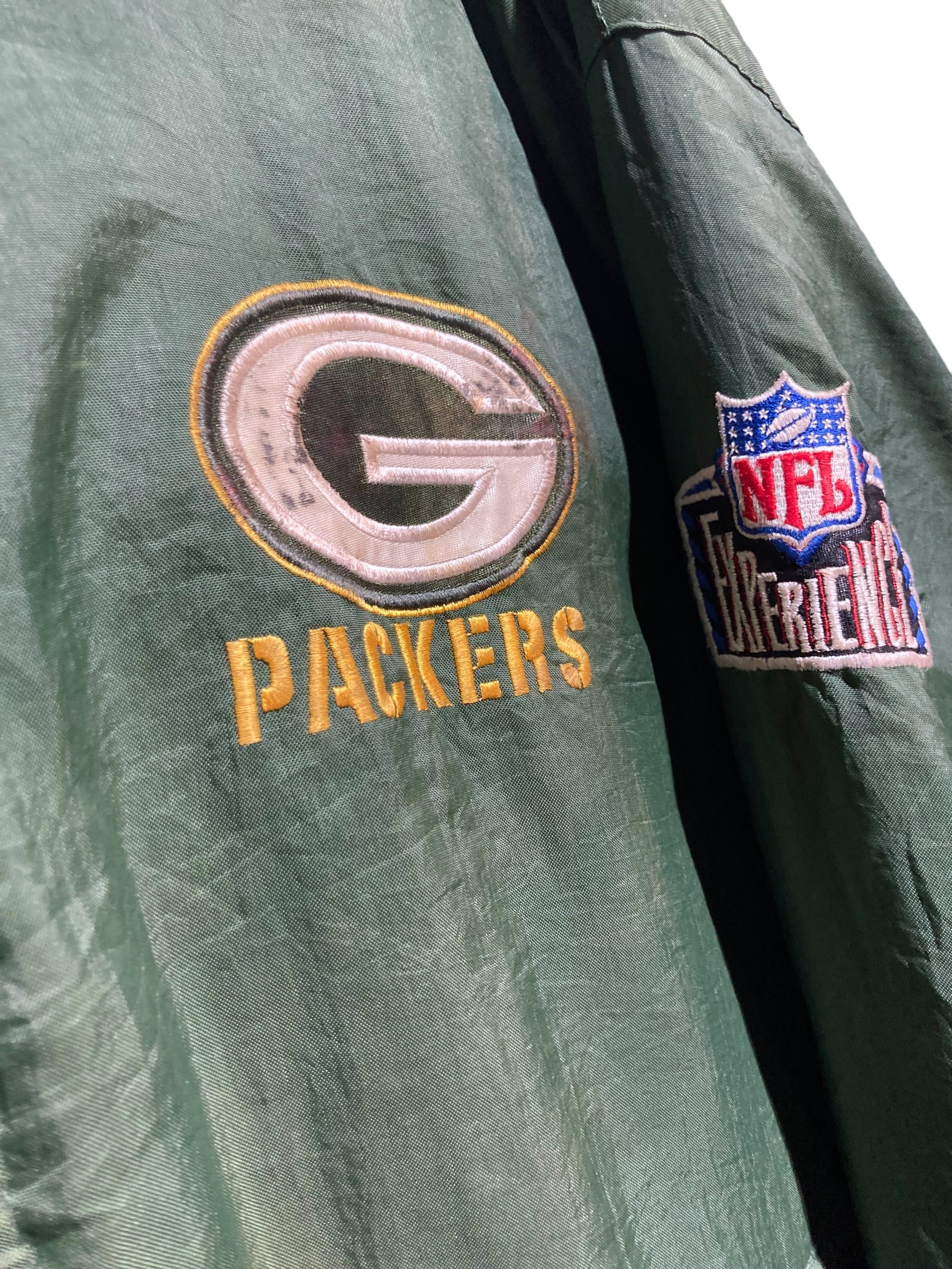 90s PACKERS パッカーズ NFL 中綿アウター ナイロンブルゾン