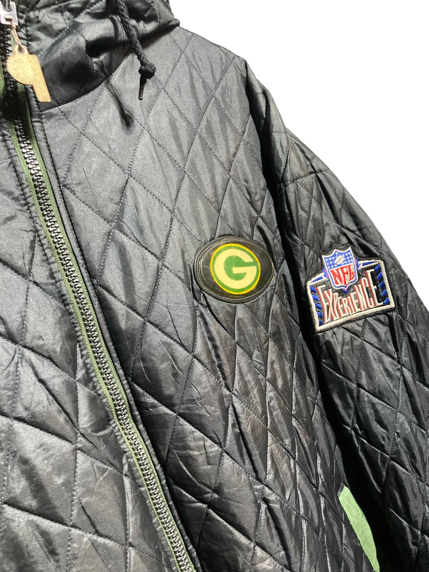 90s PACKERS パッカーズ NFL 中綿アウター ナイロンブルゾン ストリート