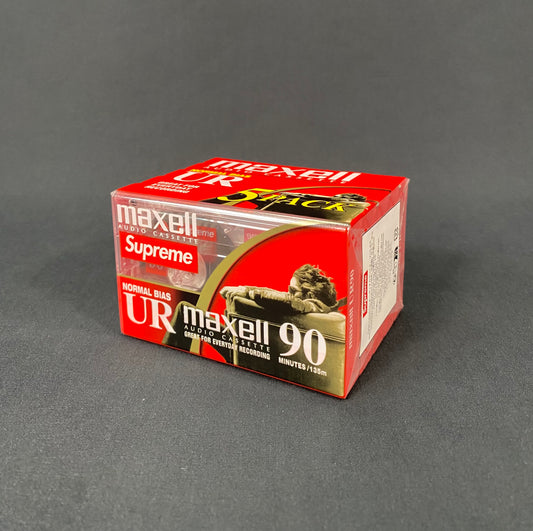Supreme シュプリーム Maxell マクセル Cassette Tapes カセットテープ (5 Pack)