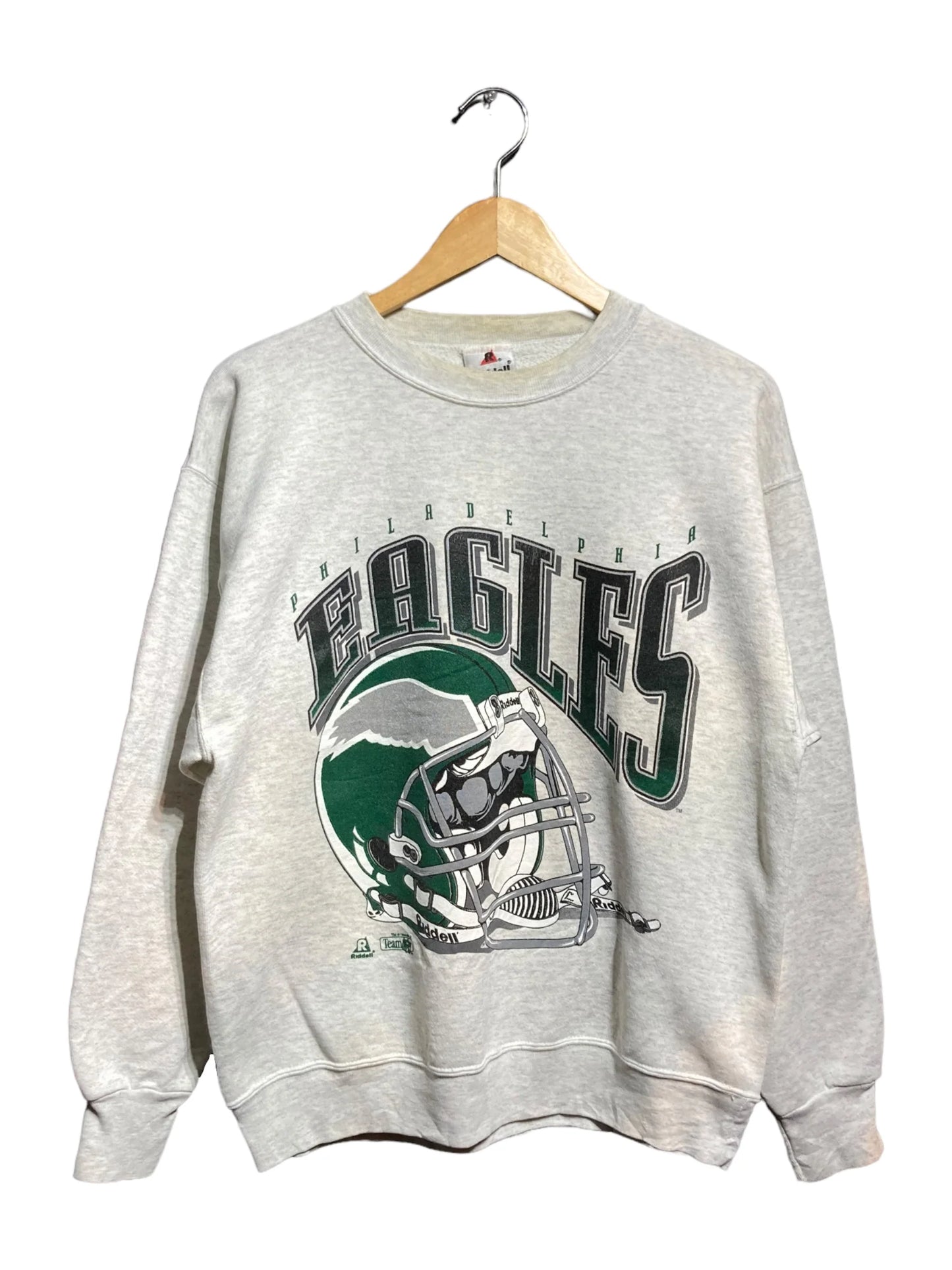 90s sweat Riddell NFL EAGLES イーグルス デザインスウェット トレーナー