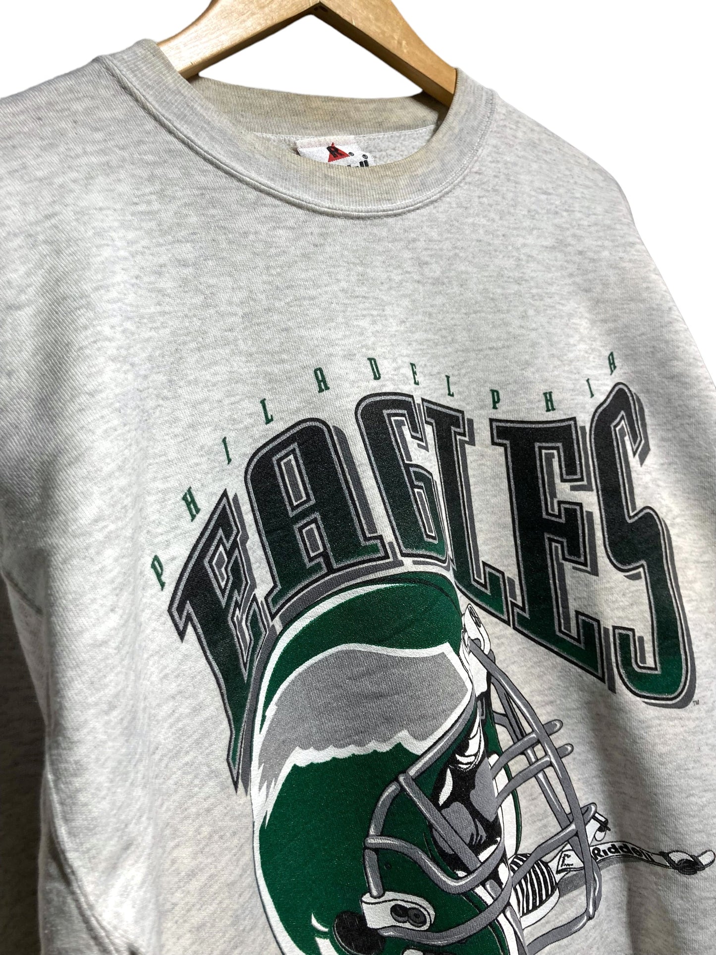 90s sweat Riddell NFL EAGLES イーグルス デザインスウェット トレーナー