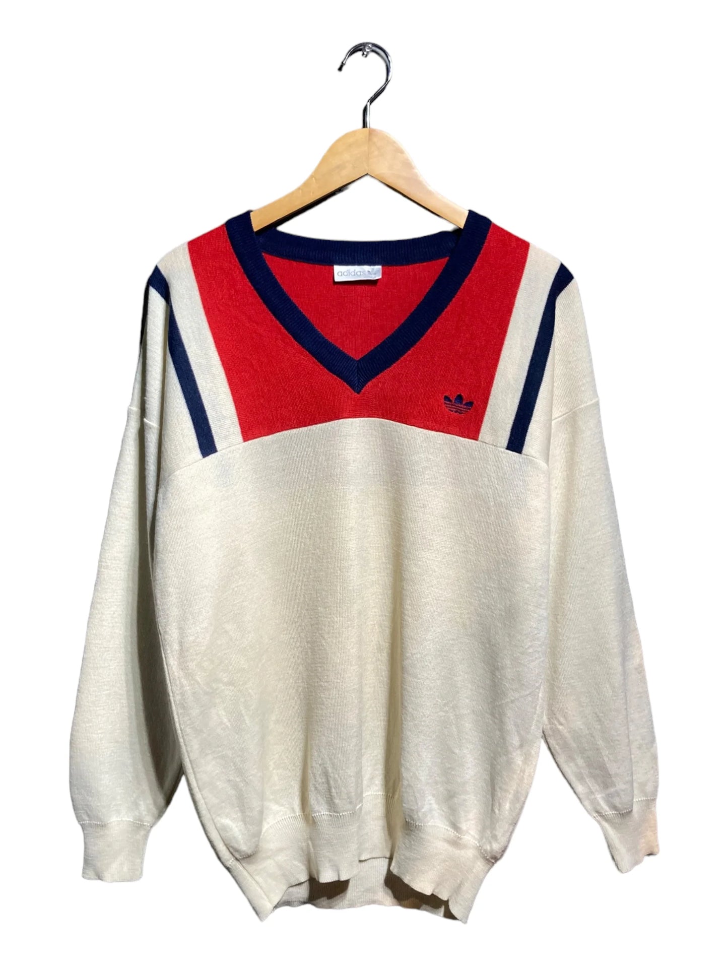 80s adidas アディダス knit sweater ニットセーター