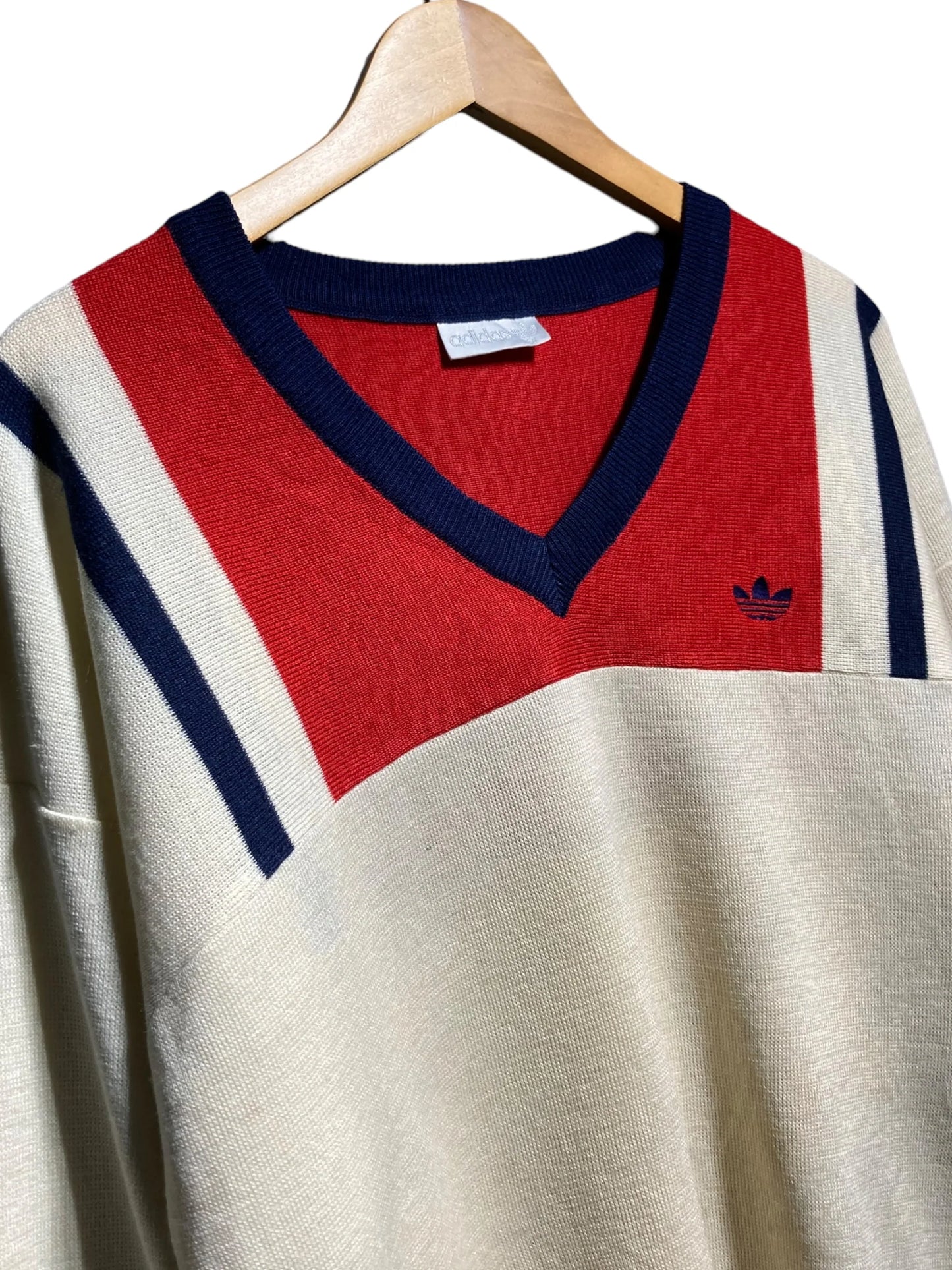 80s adidas アディダス knit sweater ニットセーター