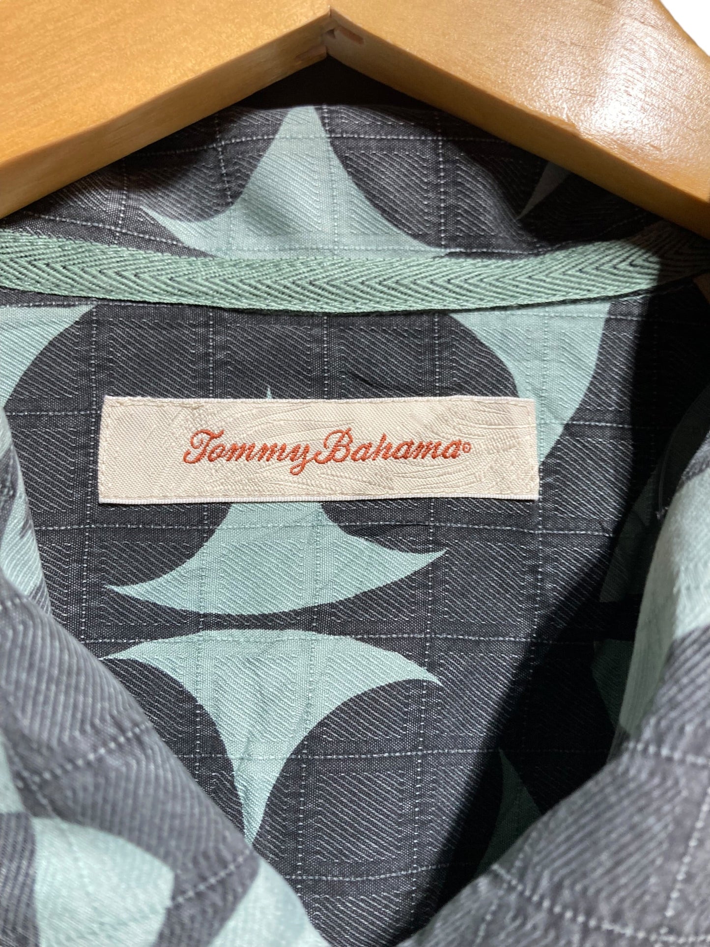 アロハ ハワイアン 柄 シャツ TOMMY BAHAMA シルク