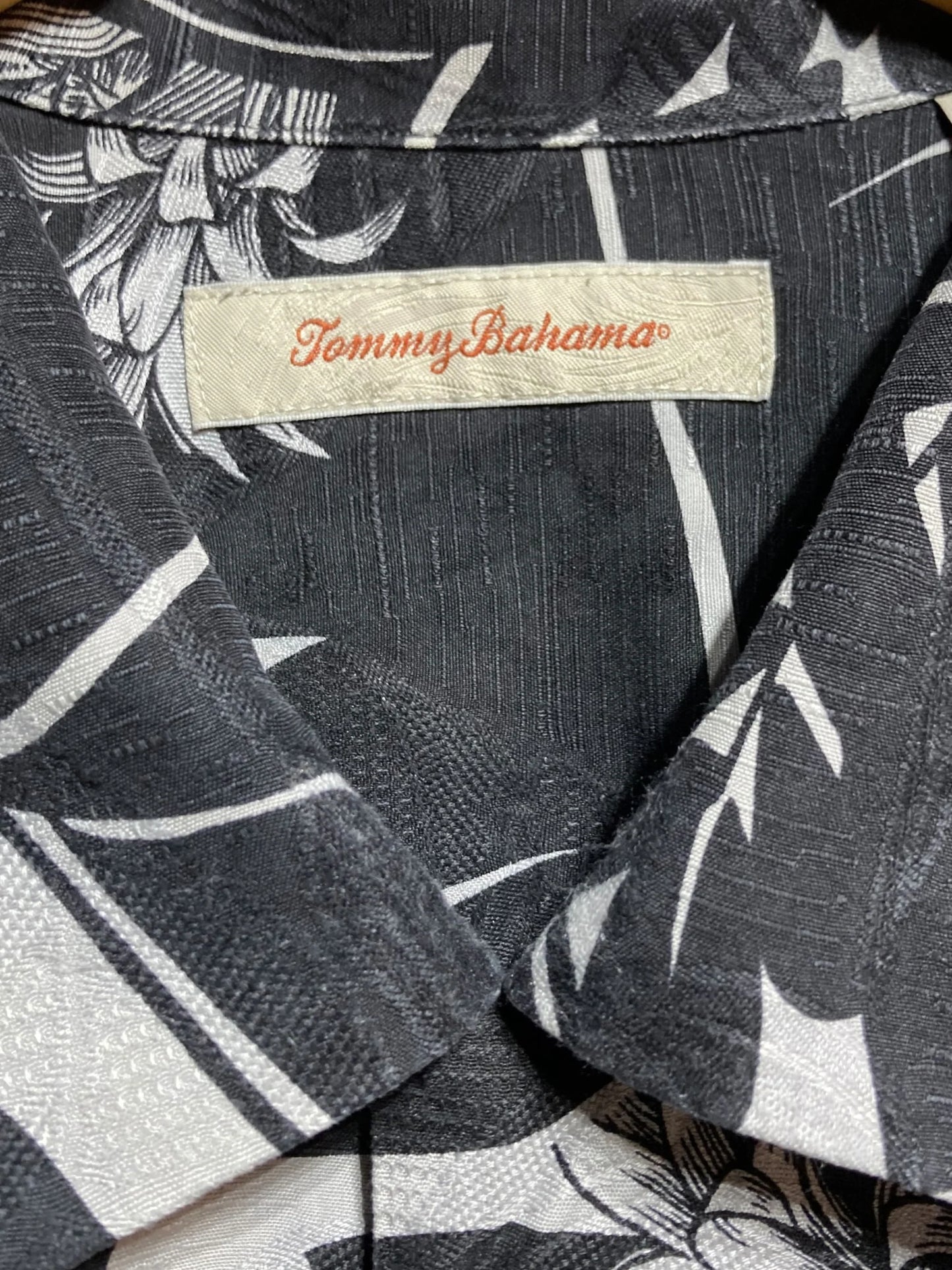 アロハ ハワイアン 柄 シャツ TOMMY BAHAMA シルク