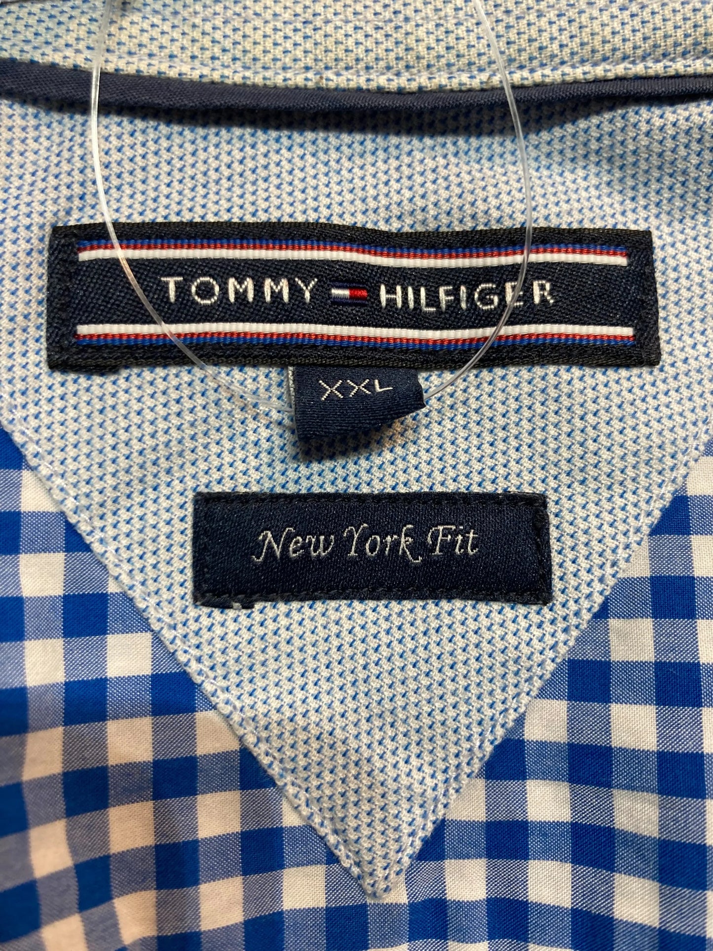 TOMMY HILFIGER トミーヒルフィガー チェックシャツ デザインシャツ 半袖シャツ