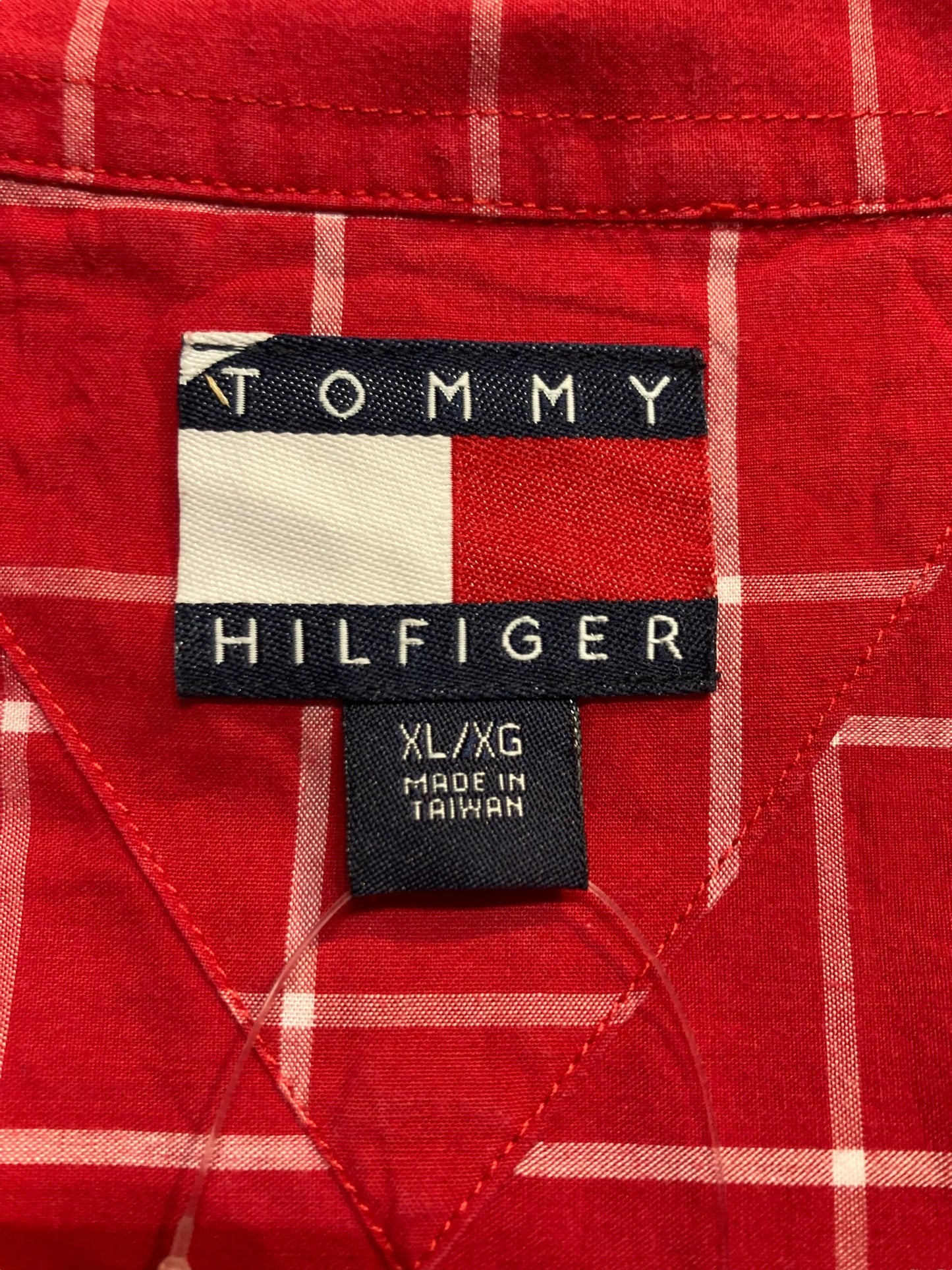 TOMMY HILFIGER トミーヒルフィガー チェックシャツ デザインシャツ 半袖シャツ