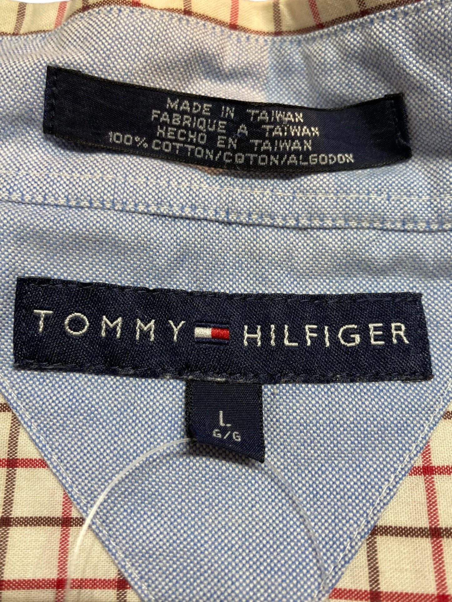 TOMMY HILFIGER トミーヒルフィガー チェックシャツ デザインシャツ 半袖シャツ