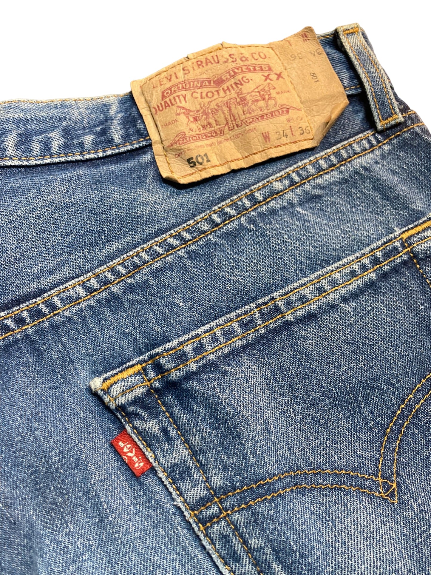 Levi’s リーバイス 501 90s ユーロ製 レギュラーストレート デニムパンツ