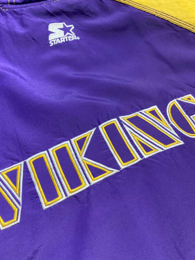 STARTER スターター 90s VIKINGS NFL 中綿 ナイロンアウター