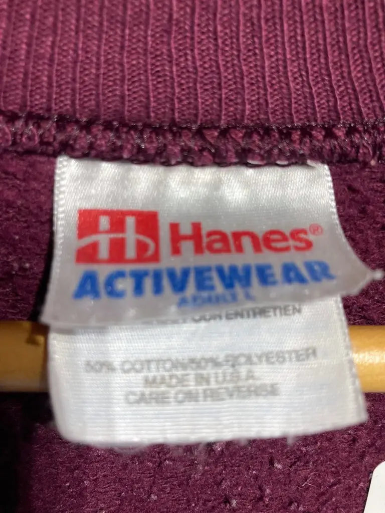 HANES ヘインズ バスケットボールデザインプリント 90s スウェット トレーナー