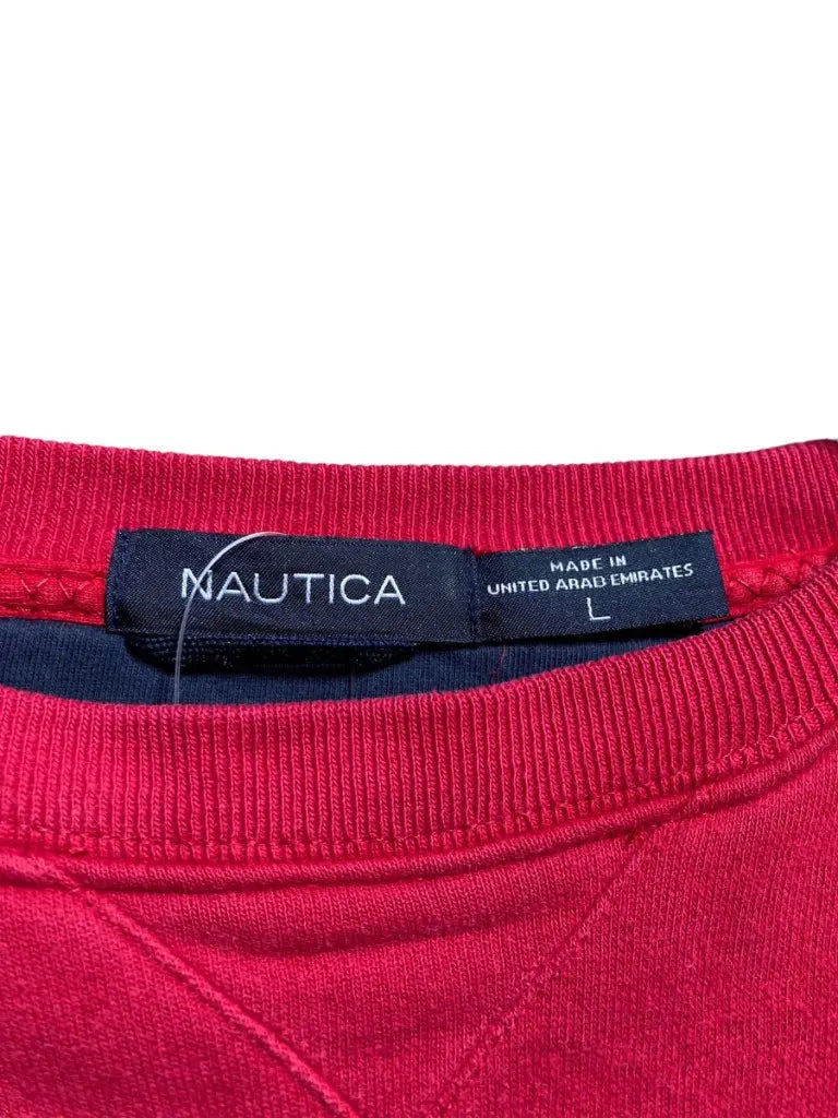 NAUTICA ノーティカ MIAMI ワンポイント 刺繍 00s スウェット トレーナー