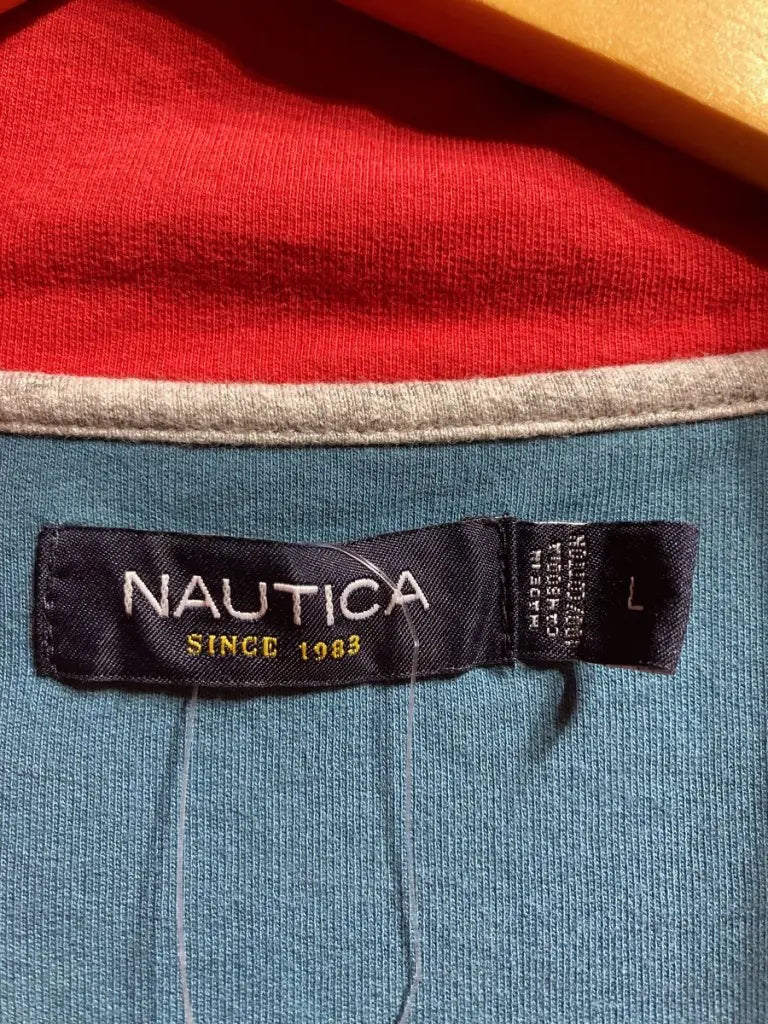 NAUTICA ノーティカ ハーフジップ ワンポイント00s スウェット トレーナー