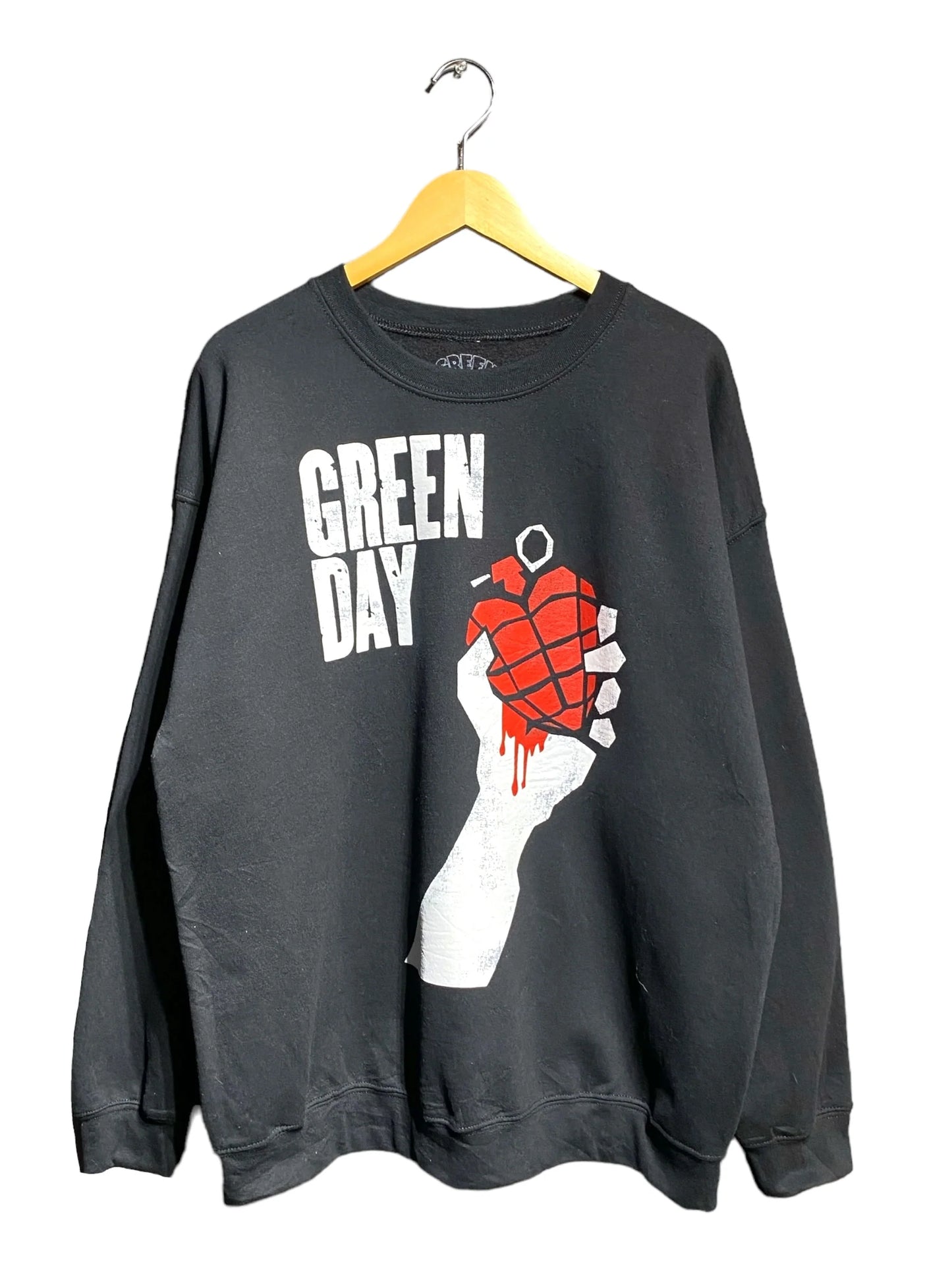 GREEN DAY グリーンデイ AMERICAN IDIOT オフィシャル デザインスウェット トレーナー