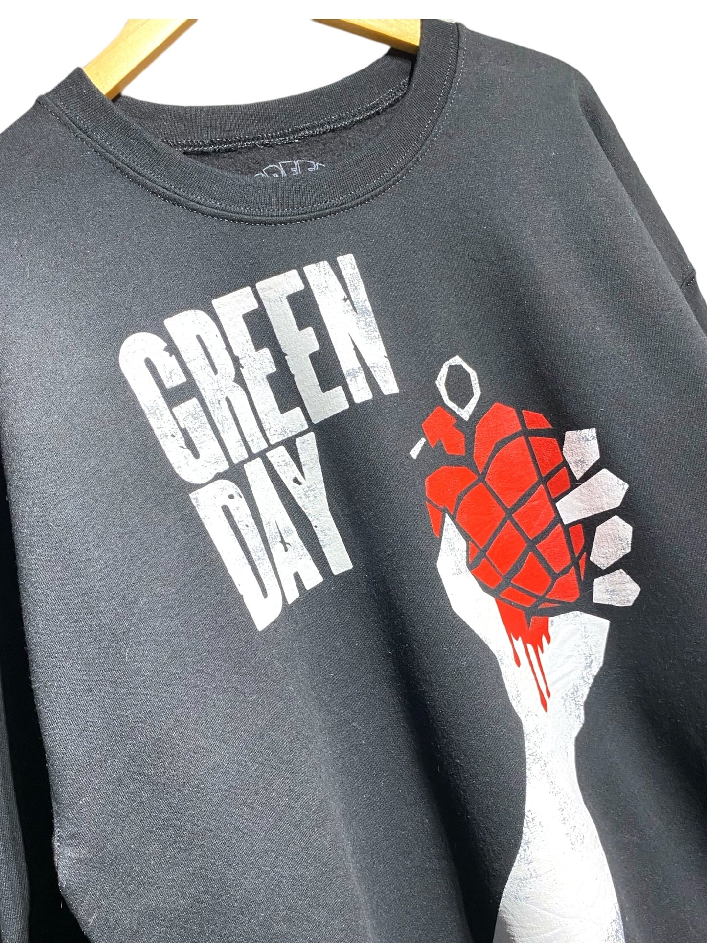 GREEN DAY グリーンデイ AMERICAN IDIOT オフィシャル デザインスウェット トレーナー