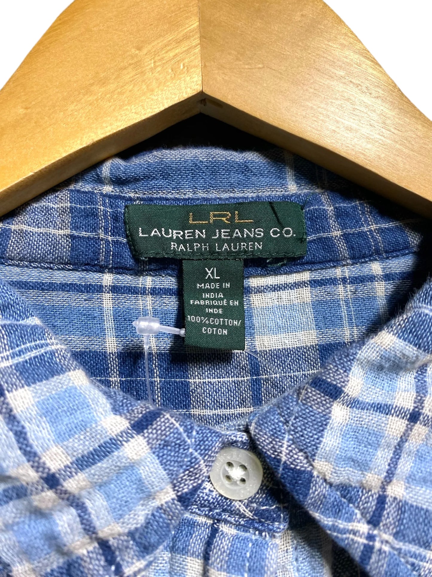 LAUREN JEANS ローレンジーンズ 長袖シャツ チェックシャツ