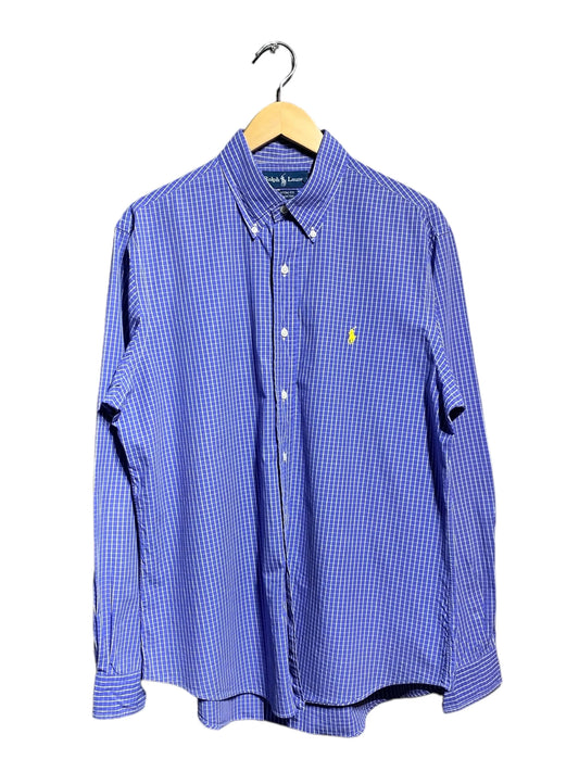 90s 90年代 Polo Ralph Lauren ポロ ラルフローレン 長袖シャツ チェックシャツ