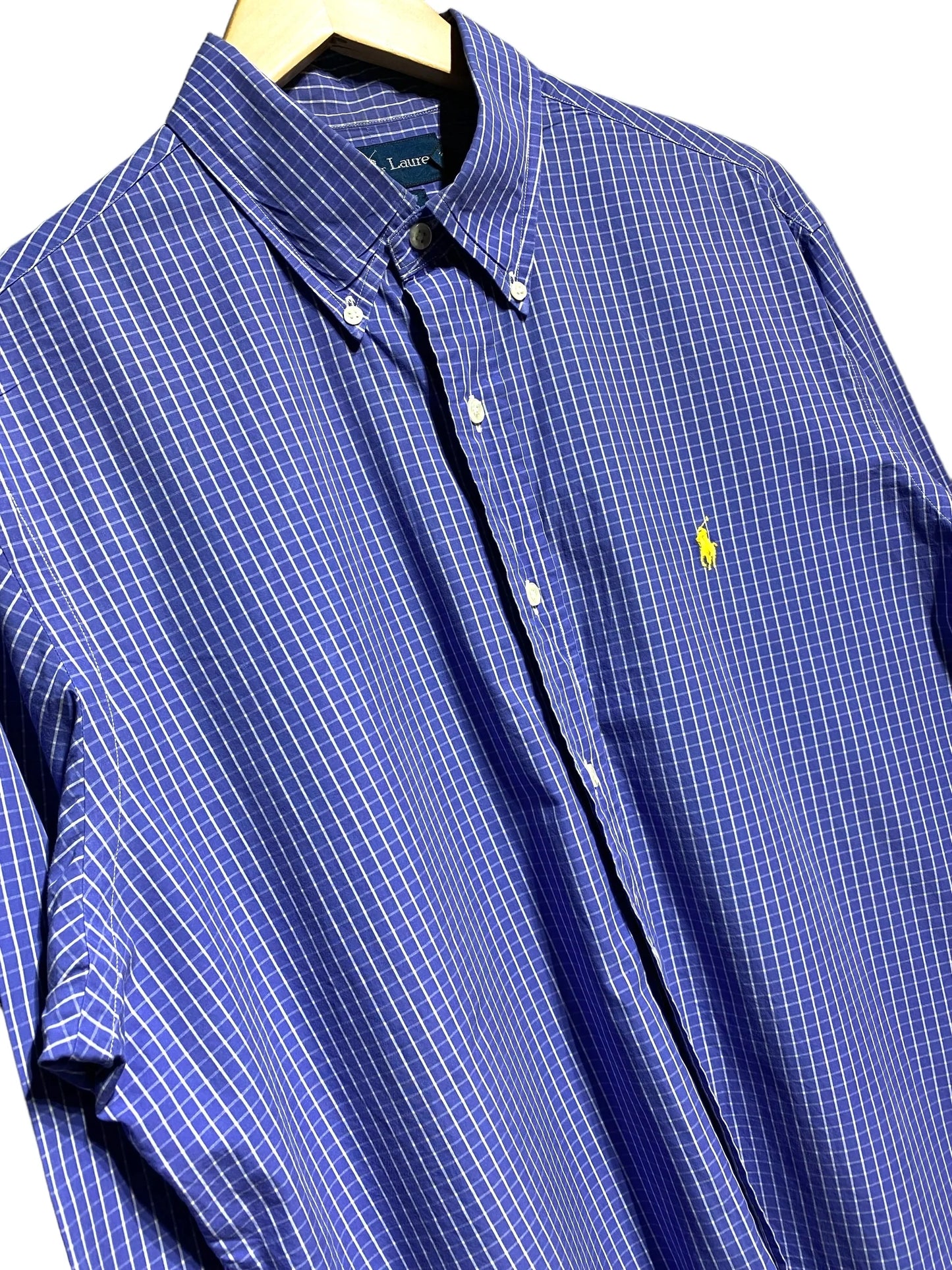 90s 90年代 Polo Ralph Lauren ポロ ラルフローレン 長袖シャツ チェックシャツ