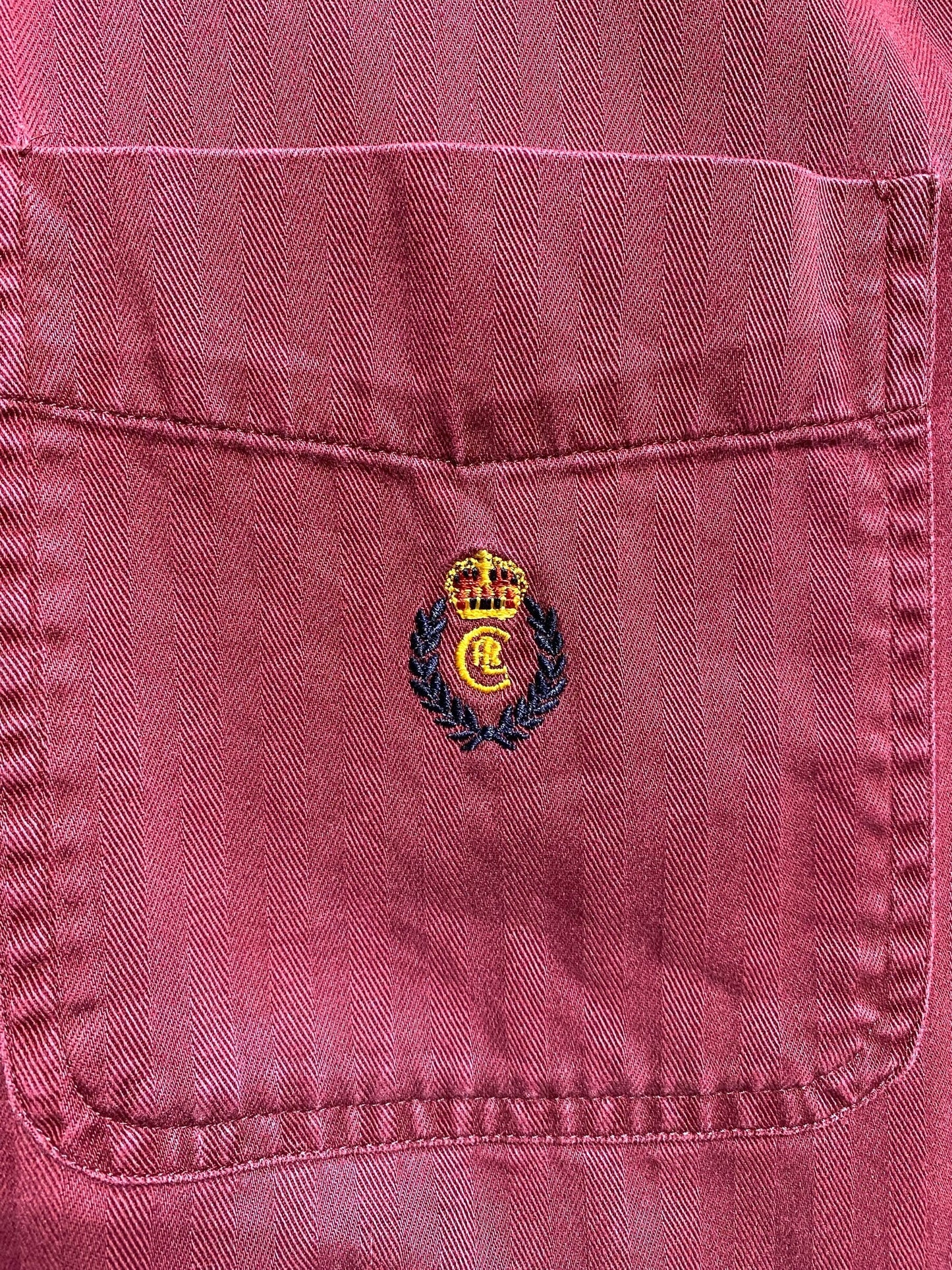 90s 90年代 Chaps Ralph Lauren ラルフローレン 半袖シャツ 無地シャツ