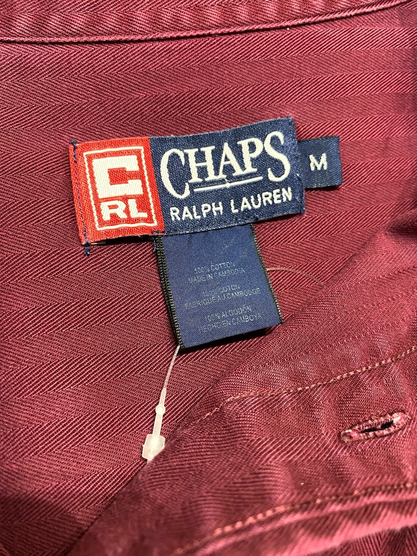 90s 90年代 Chaps Ralph Lauren ラルフローレン 半袖シャツ 無地シャツ