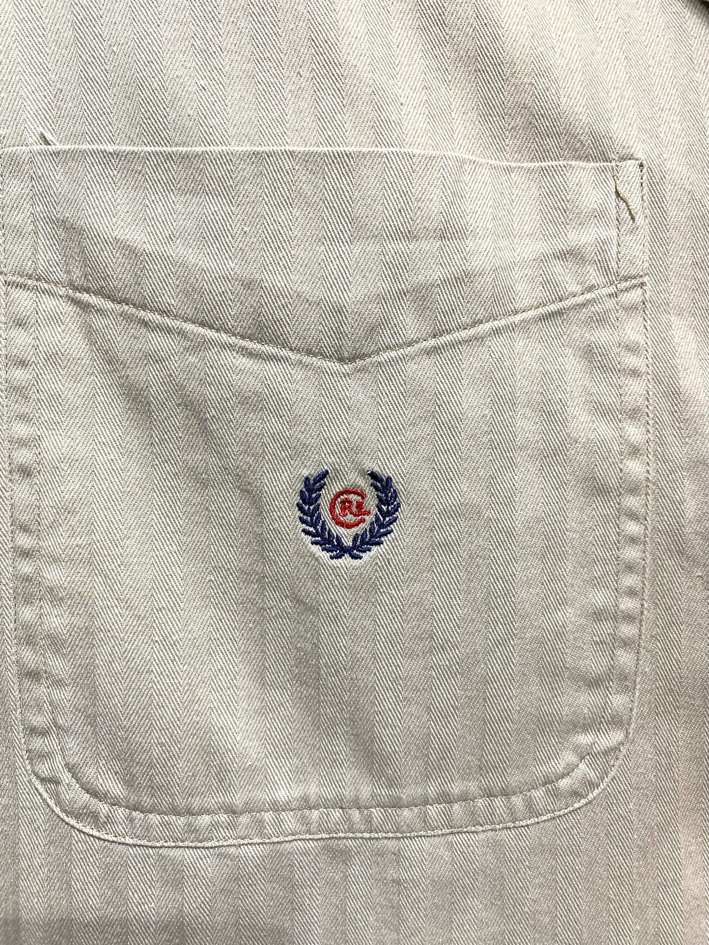 90s 90年代 Chaps Ralph Lauren ラルフローレン 半袖シャツ 無地シャツ