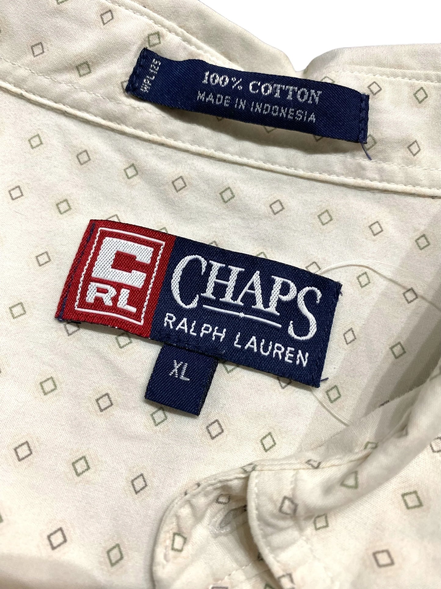 90s 90年代 Chaps Ralph Lauren ラルフローレン 半袖シャツ 柄シャツ