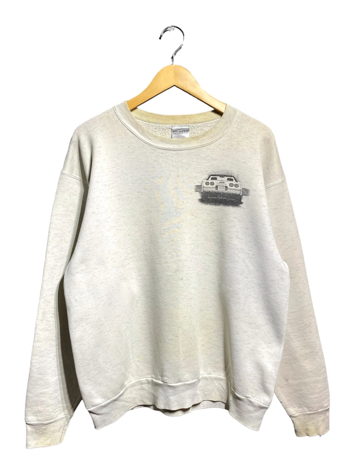 90s sweat ONEITA オニータ シボレー コルベット デザインスウェット トレーナー