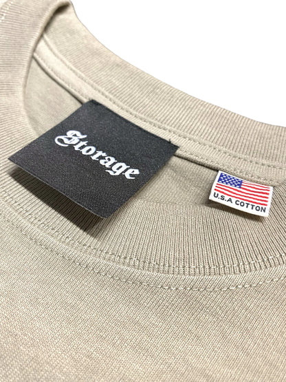 STORAGE USAコットン ロングスリーブTシャツ