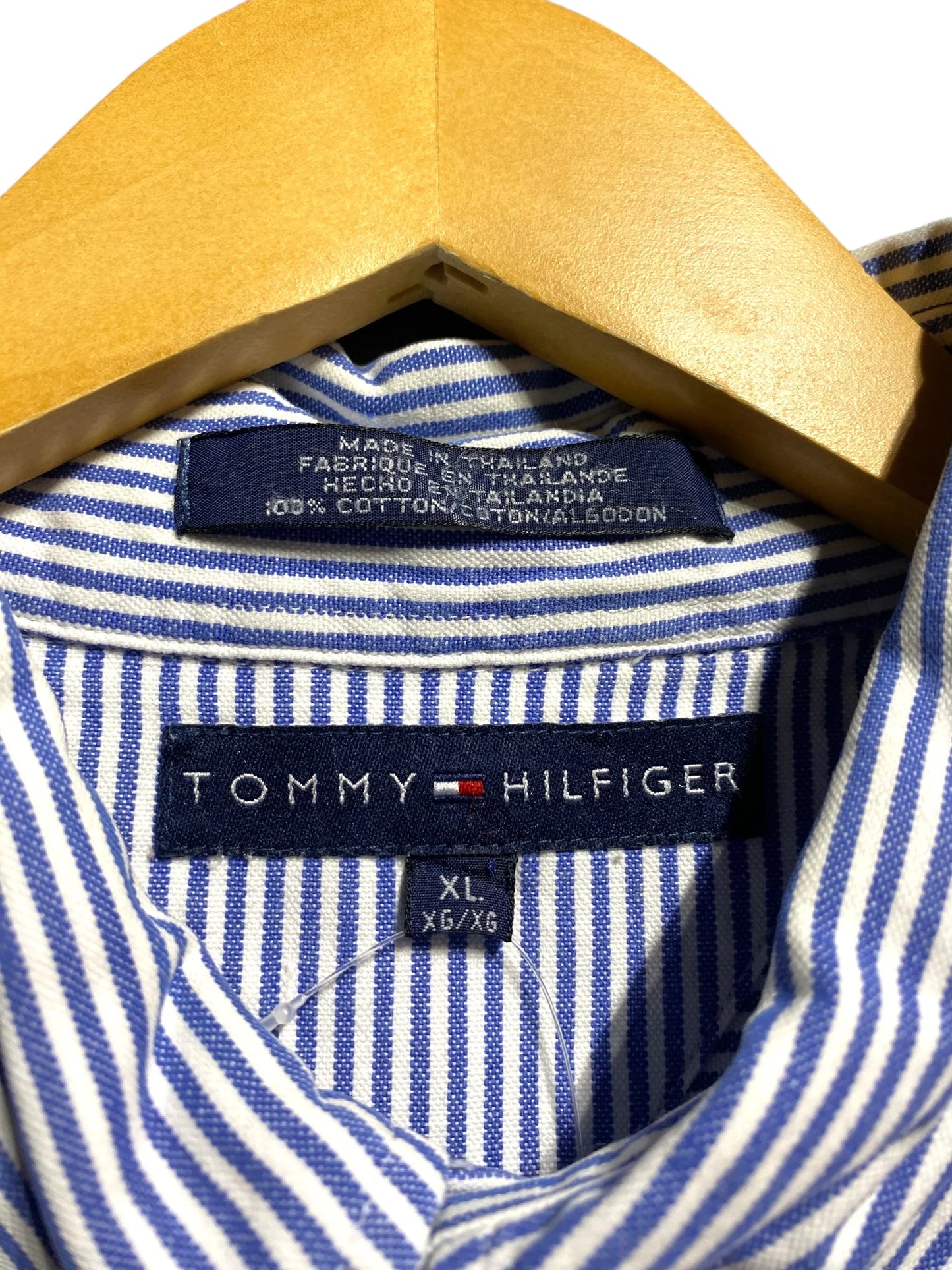 TOMMY HILFIGER トミーヒルフィガー 半袖シャツ ストライプシャツ