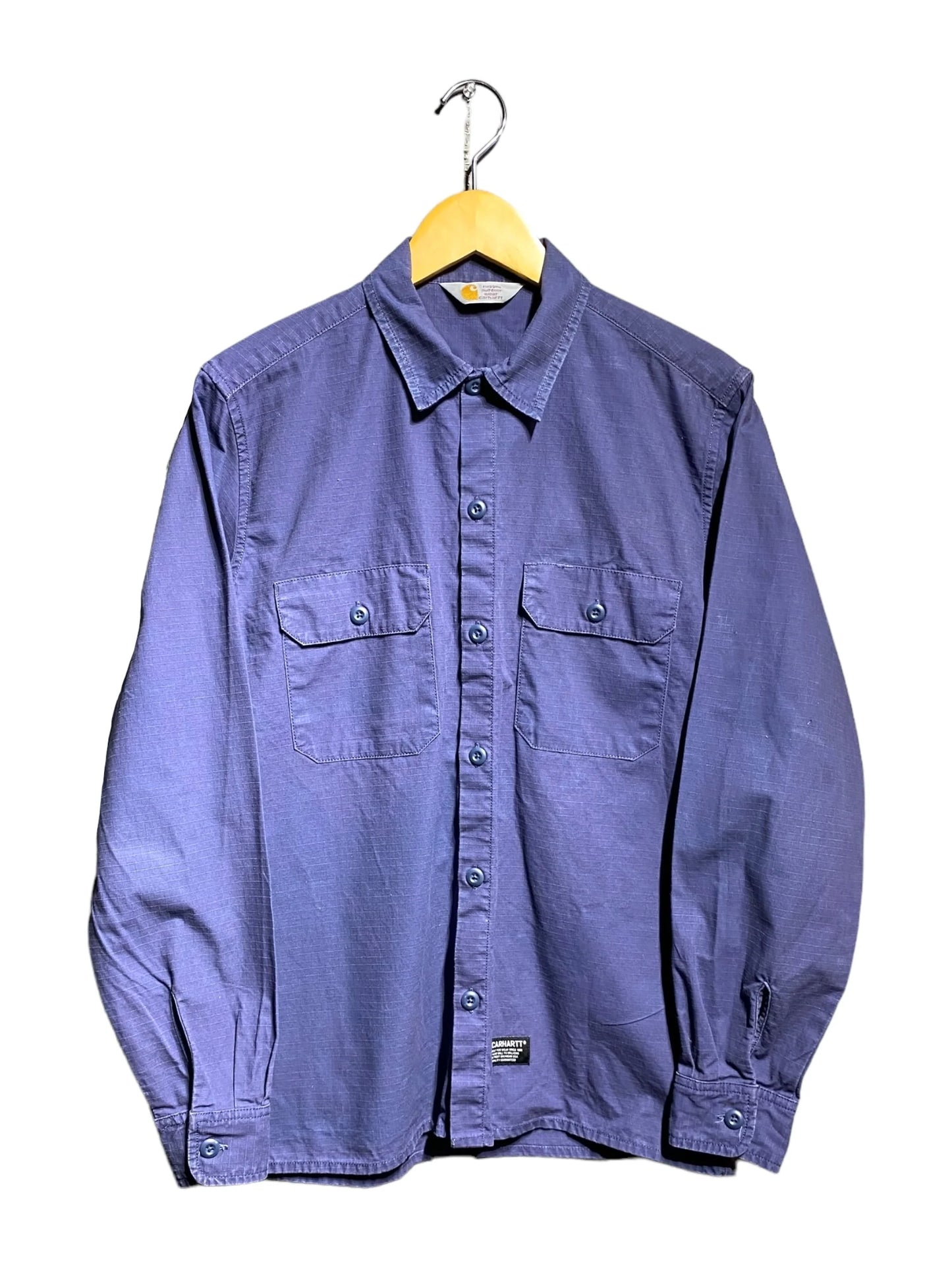 90s Carhartt カーハート 長袖シャツ 無地