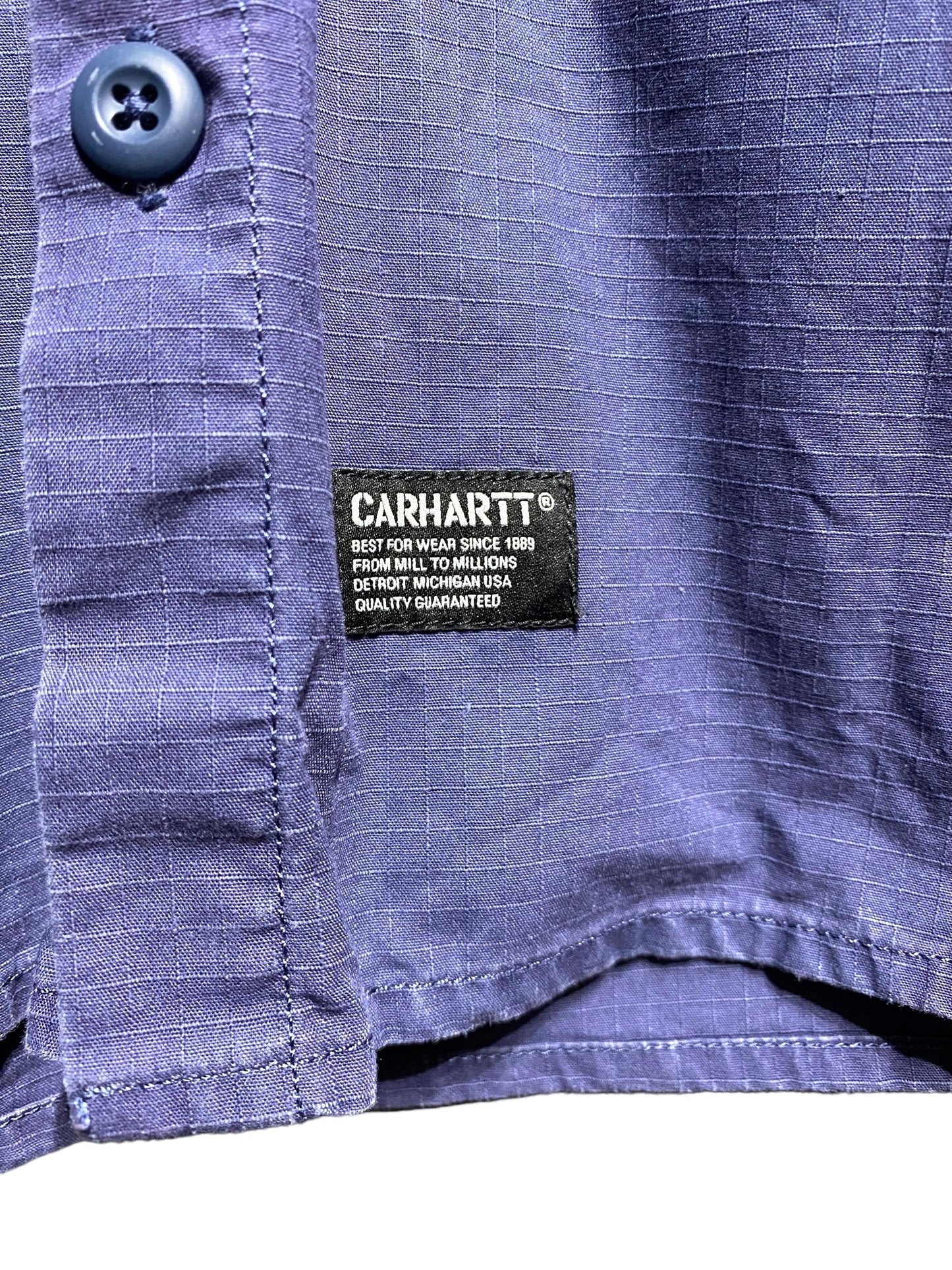 90s Carhartt カーハート 長袖シャツ 無地