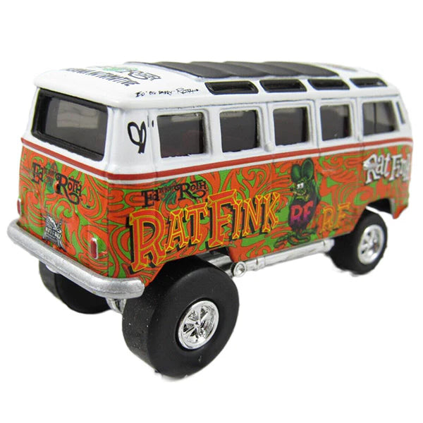 JOHNNY LIGHTNING RATFINK ラットフィンク ミニカー 1965 VW Samba Bus Zinger ワーゲンバス サンバ バス