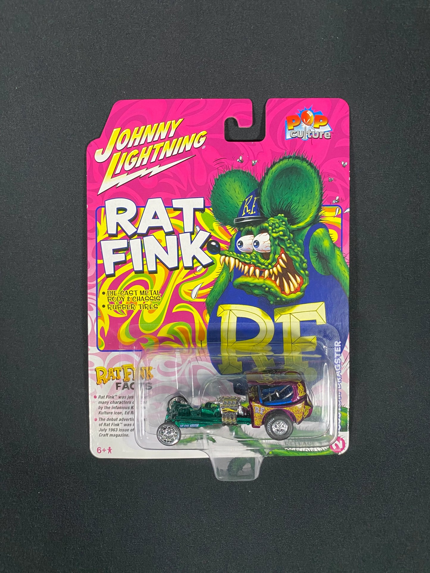 JOHNNY LIGHTNING RATFINK ラットフィンク ミニカー Custom Dragster