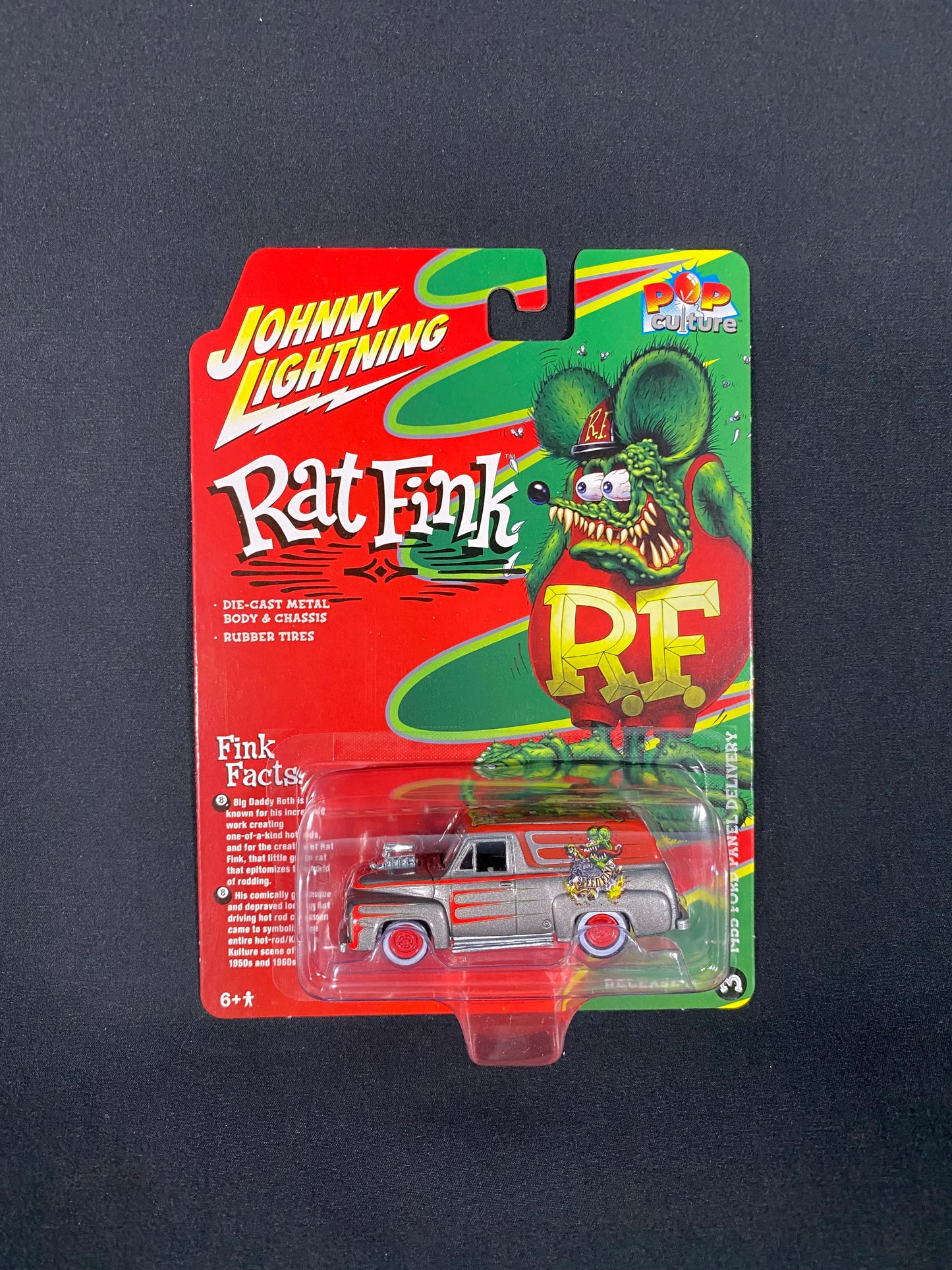 JOHNNY LIGHTNING RATFINK ラットフィンク ミニカー 1955 Ford Panel Delively フォード パネル デリバリー バン