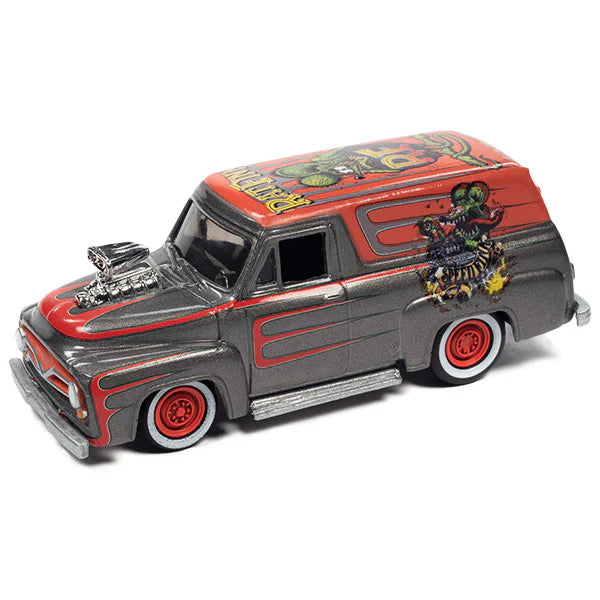 JOHNNY LIGHTNING RATFINK ラットフィンク ミニカー 1955 Ford Panel Delively フォード パネル デリバリー バン