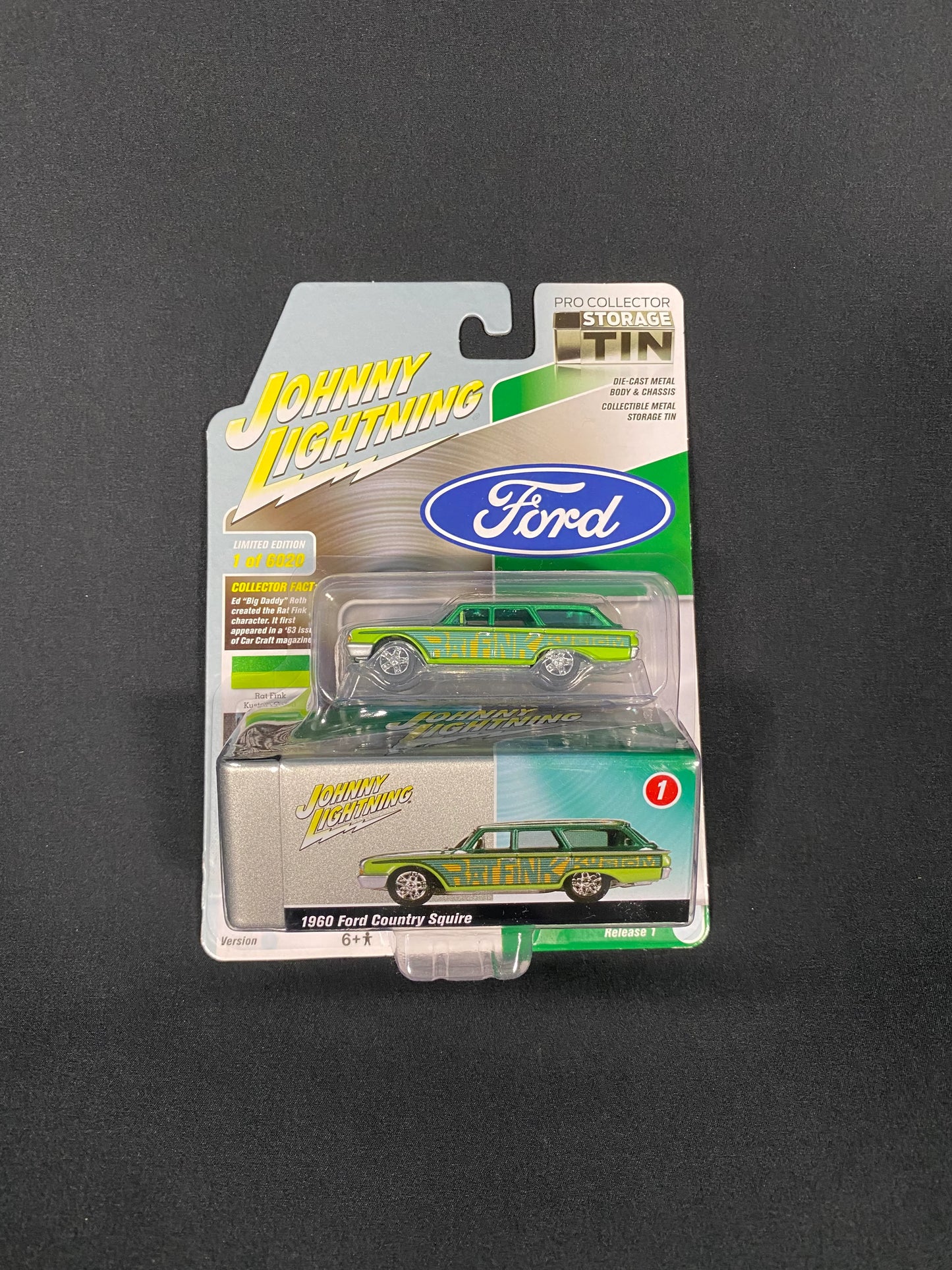 JOHNNY LIGHTNING Rat Fink ラットフィンク ミニカー 1/64 フォード 1960 Ford Country Squire