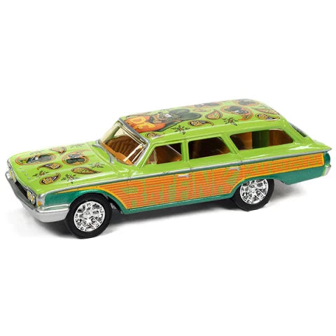 JOHNNY LIGHTNING Rat Fink ラットフィンク ミニカー 1/64 フォード 1960 Ford Country Squire Green