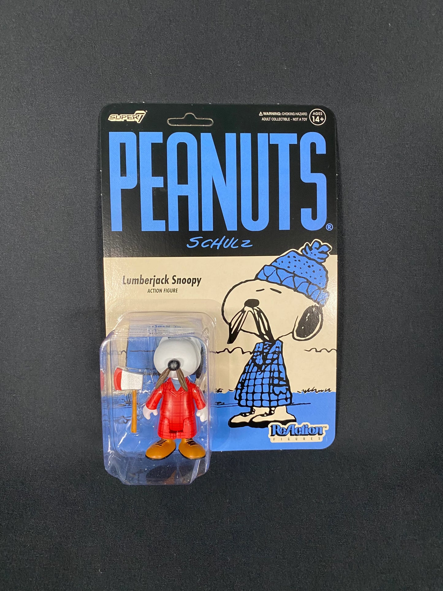 SUPER7 スーパーセブン リアクションフィギュア PEANUTS SNOOPY スヌーピー LUMBERJACK SNOOPY