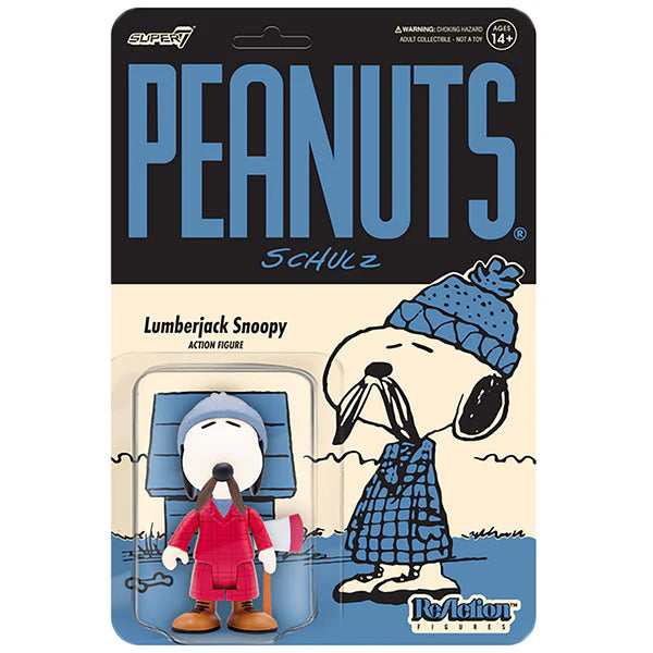 SUPER7 スーパーセブン リアクションフィギュア PEANUTS SNOOPY スヌーピー LUMBERJACK SNOOPY